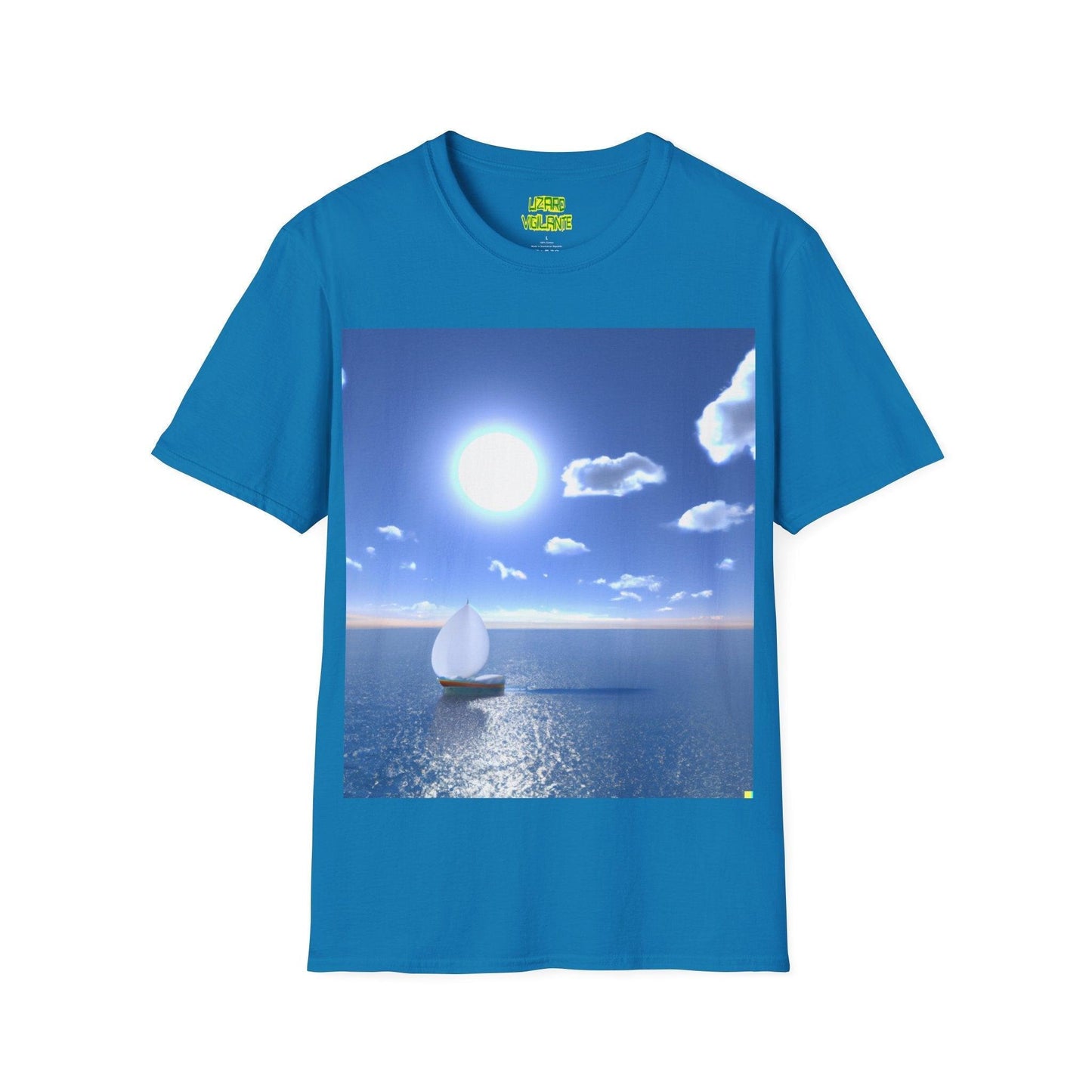 Sailing Sunlight Graphic Unisex Softstyle T-Shirt - Lizard Vigilante