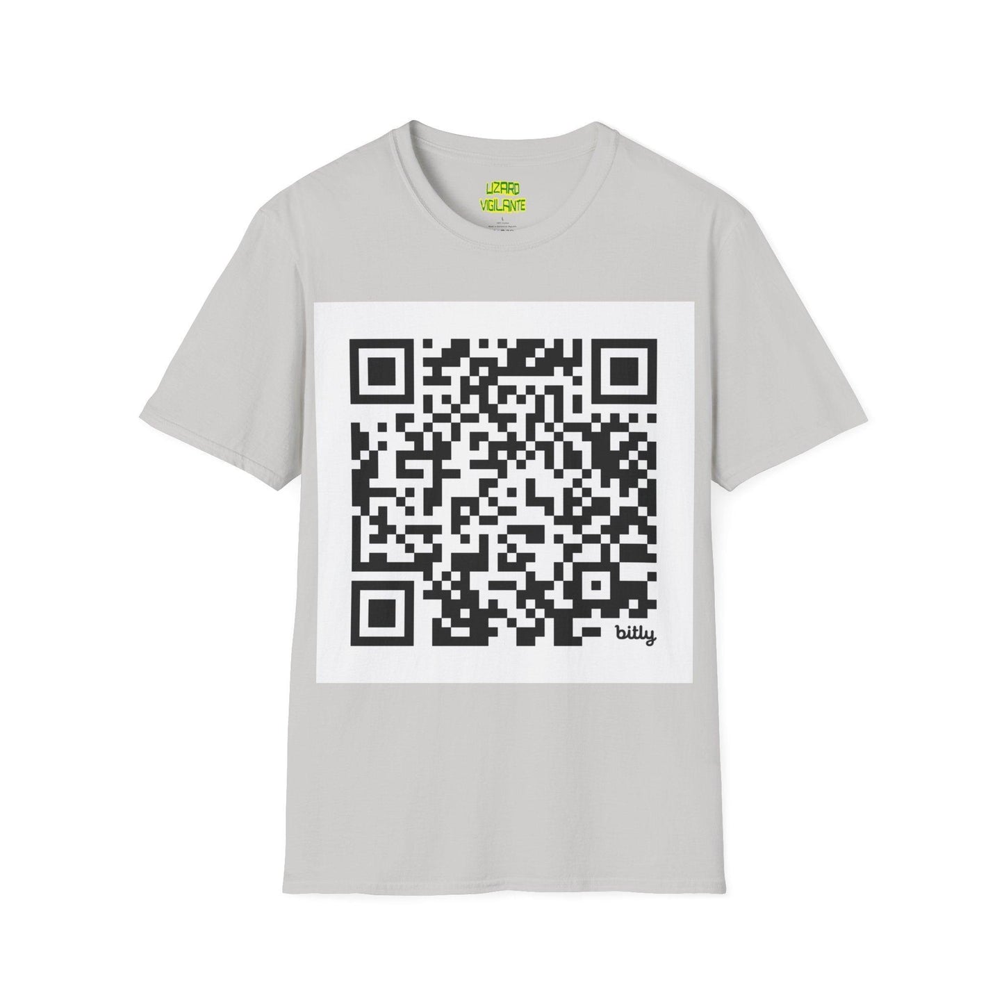 Lizard Vigilante QR Code Unisex Softstyle T-Shirt - Lizard Vigilante