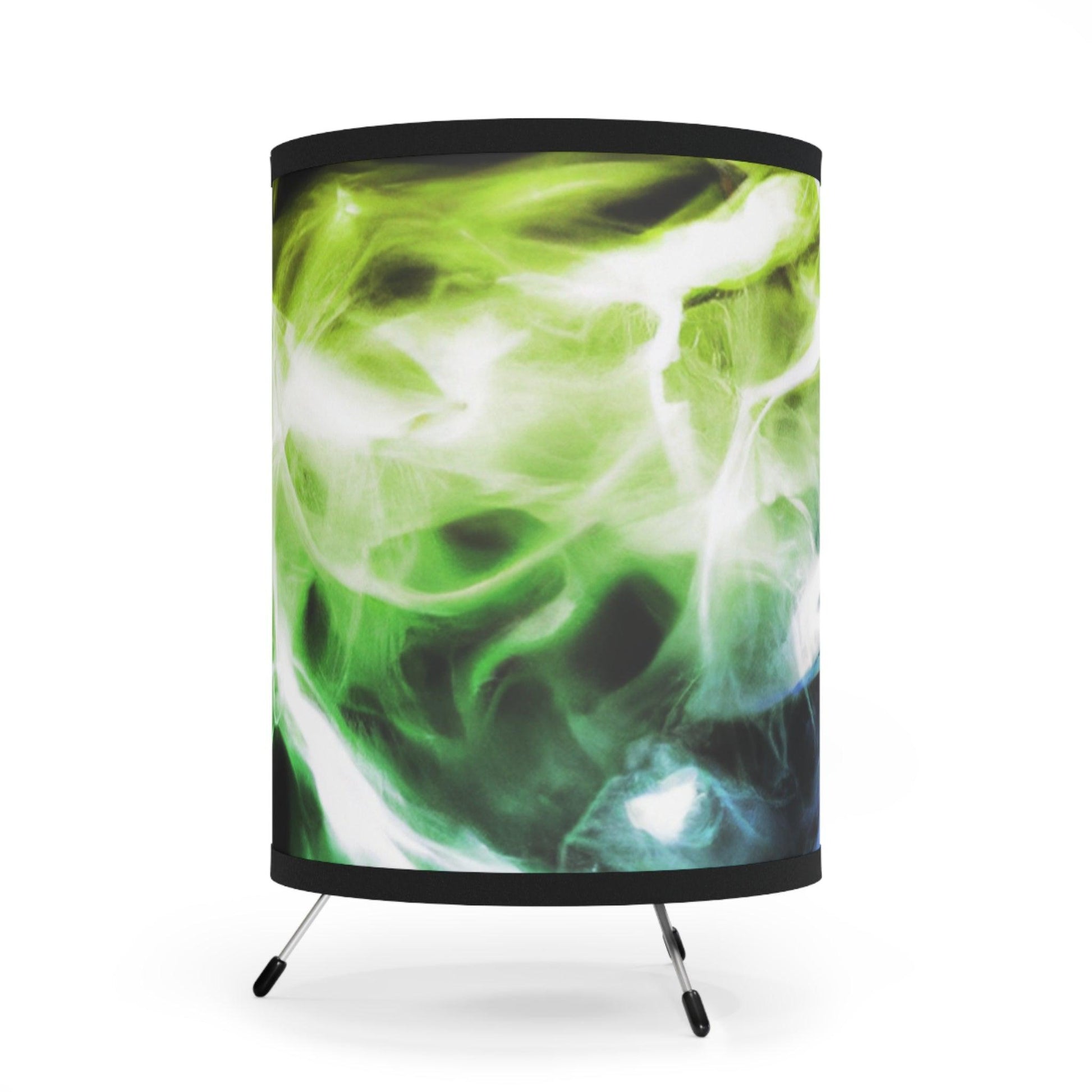 Neon Smoke Show Tripod Lamp with High-Res Printed Shade, US\CA plug - Lizard Vigilante