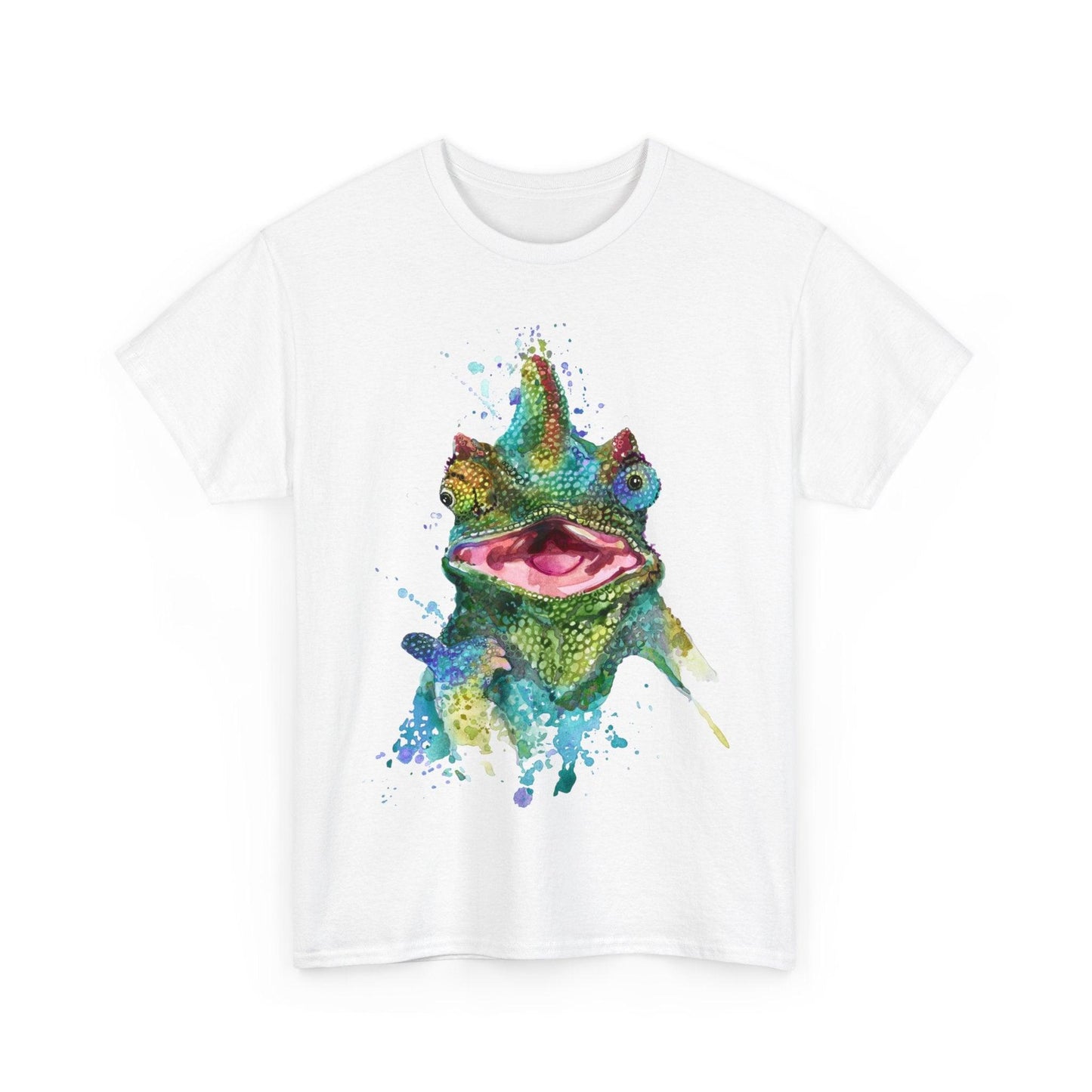 Wild Lizard Graphic Unisex Heavy Cotton Tee - Premium T-Shirt from Printify - Just $15.13! Shop now at Lizard Vigilante