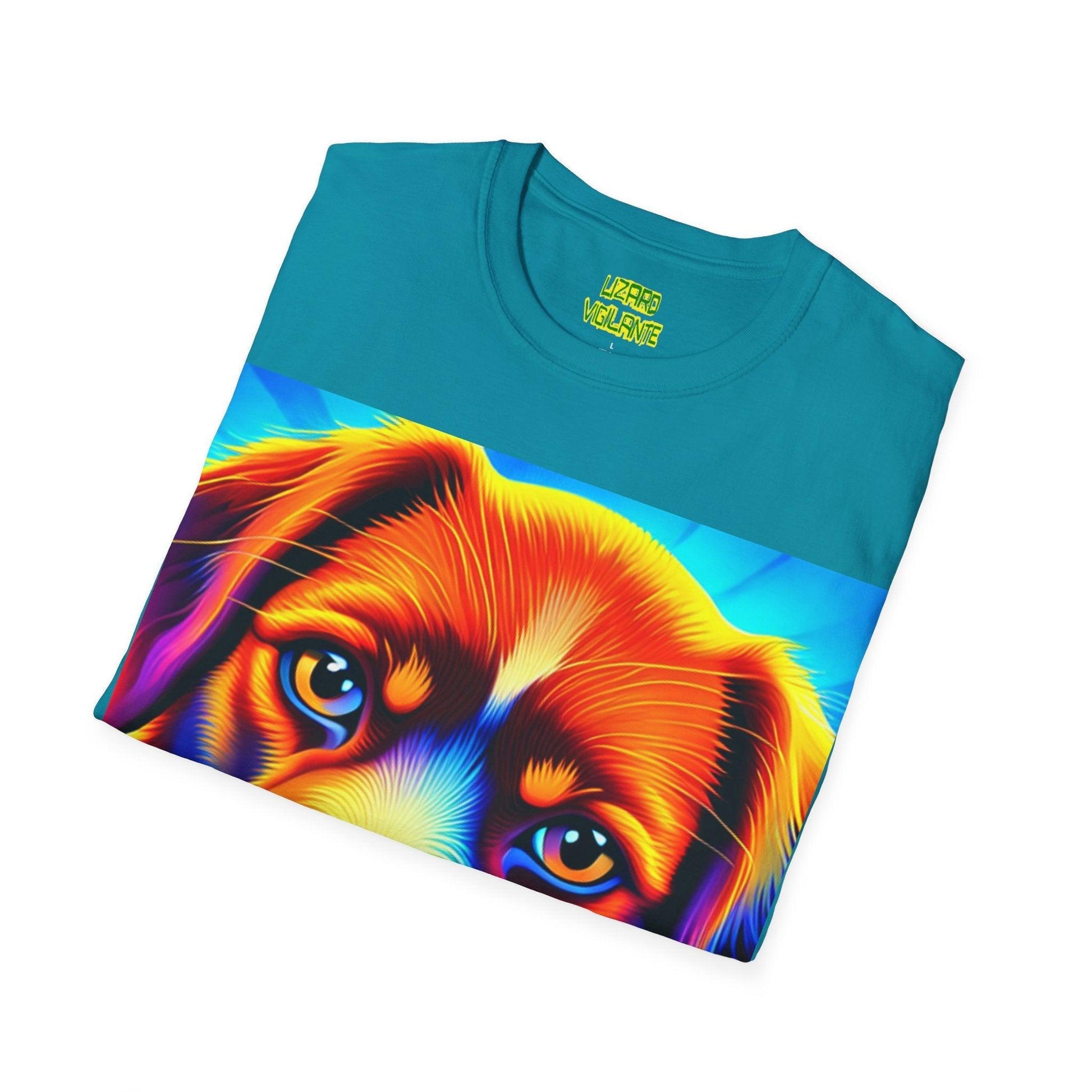 Prism Dog Unisex Softstyle T-Shirt - Lizard Vigilante