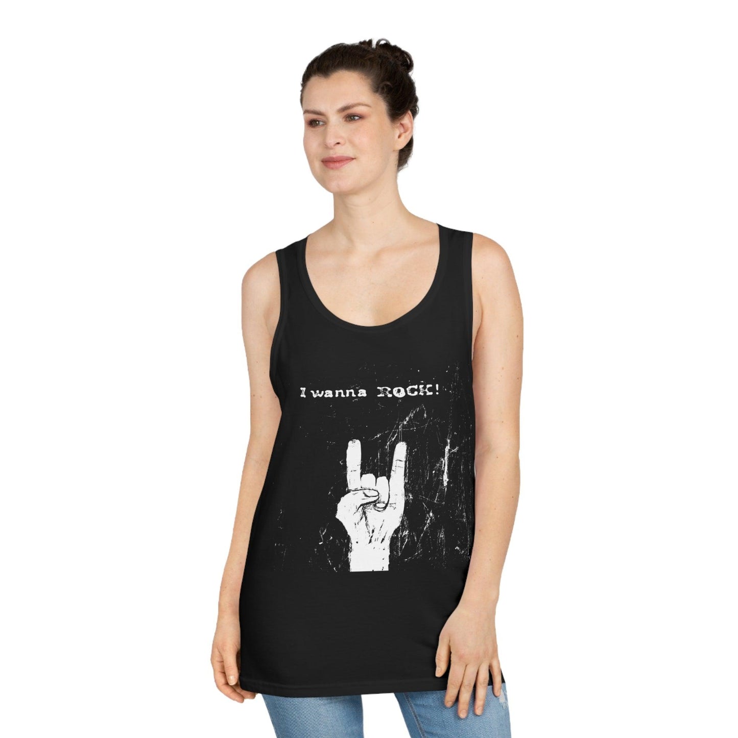 I Wanna Rock Unisex Softstyle™ Tank Top - Lizard Vigilante