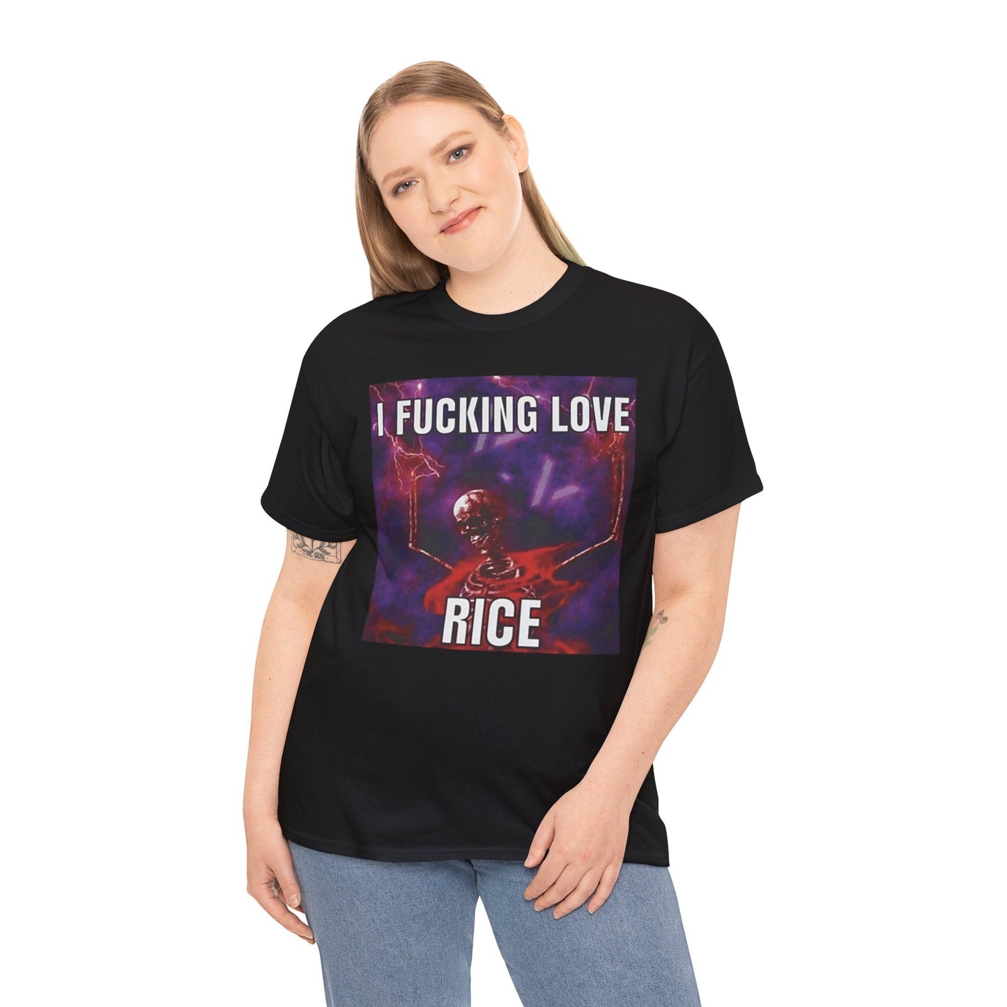 I Fucking Love Rice Meme Shirt – Funny Food Humor T-Shirt