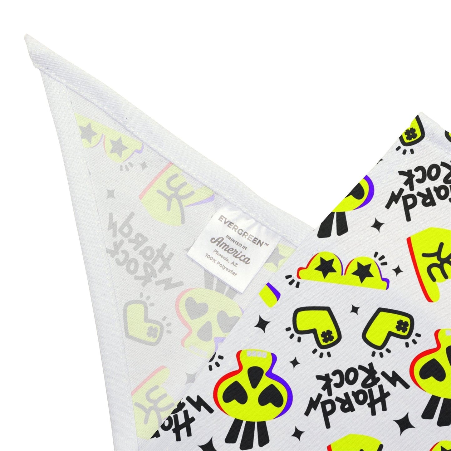 Hard Rock Graphics Pet Bandana - Premium Pets from Printify - Just $27.49! Shop now at Lizard Vigilante