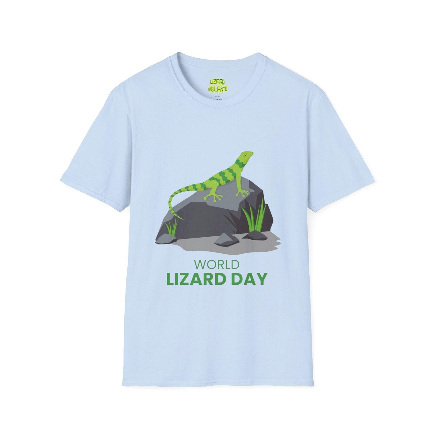 World Lizard Day Unisex Softstyle T-Shirt - Lizard Vigilante