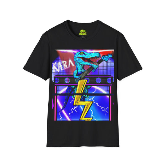 Lizard Vigilante Lightning Unisex Softstyle T-Shirt - Lizard Vigilante