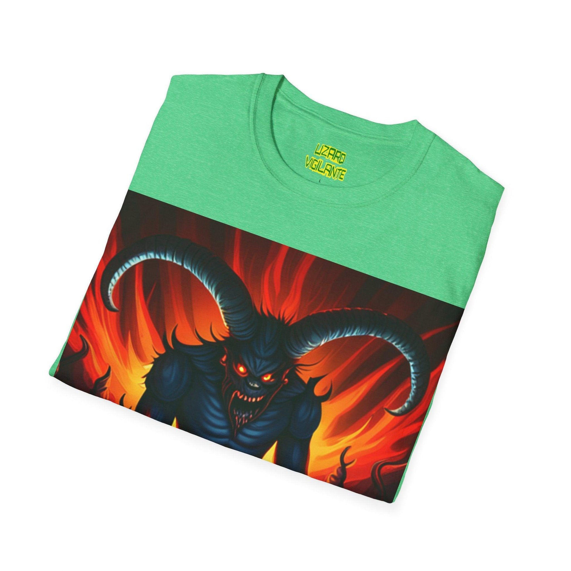 Horny Devil Unisex Softstyle T-Shirt - Lizard Vigilante