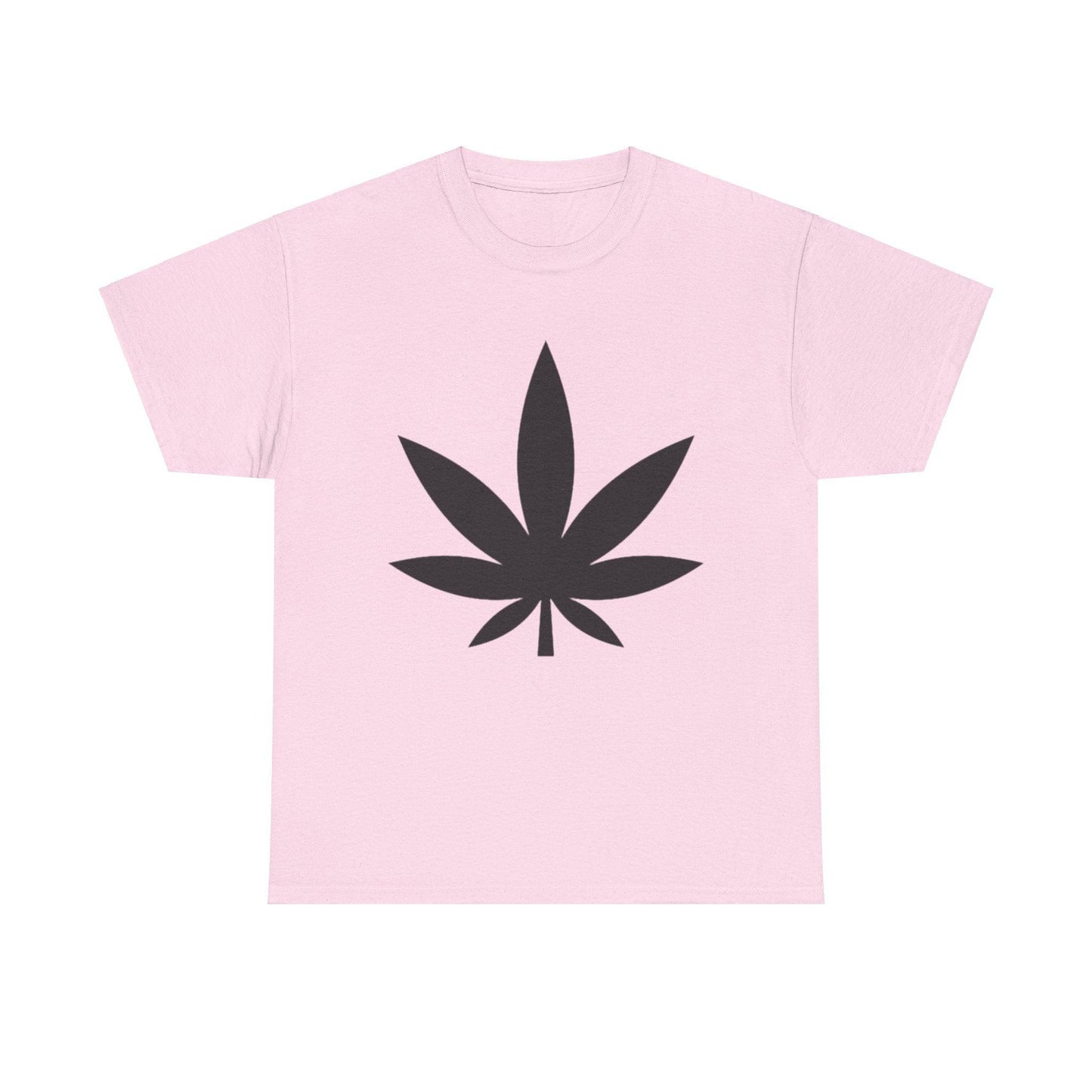 Black Pot Leaf Unisex Heavy Cotton Tee - Lizard Vigilante