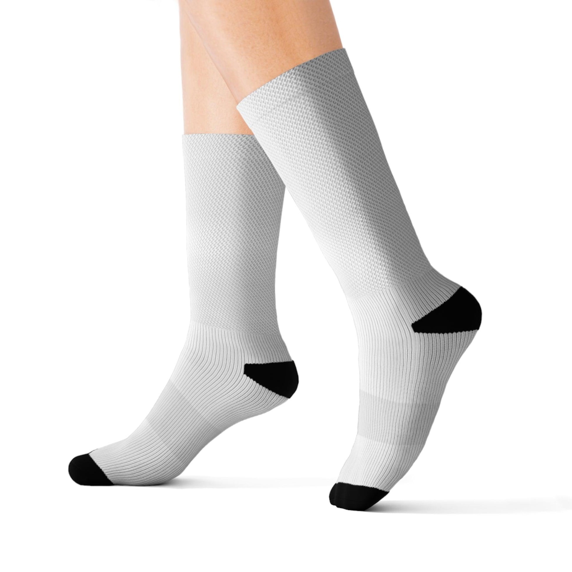 White Sublimation Socks - Lizard Vigilante