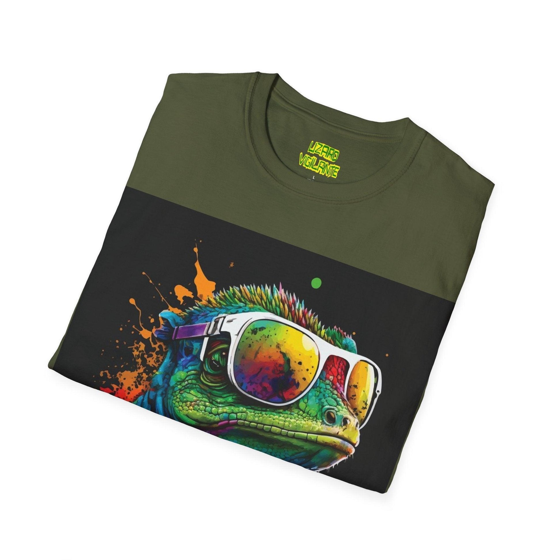 Shlizard Unisex Softstyle T-Shirt - Lizard Vigilante