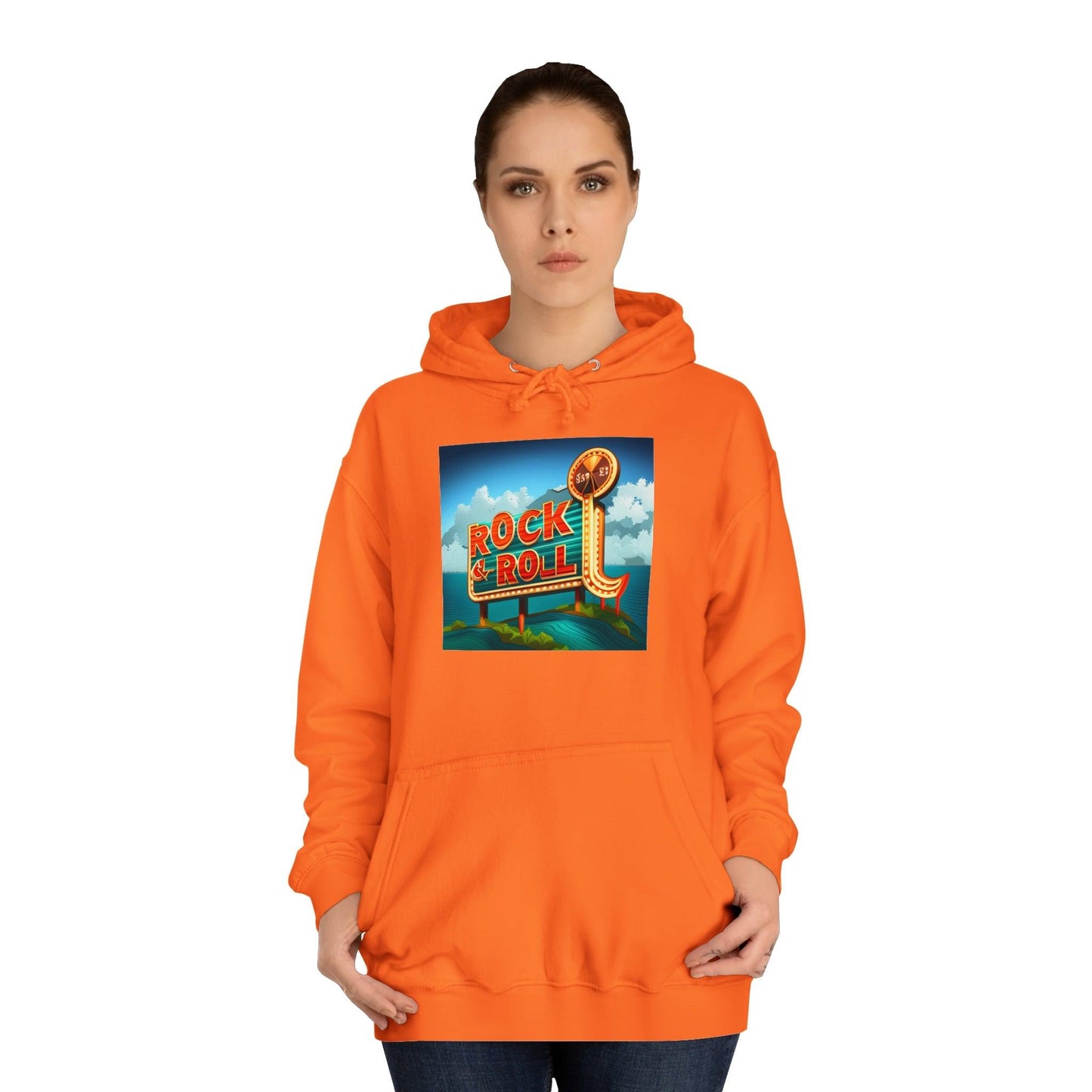 Rock & Roll Casino Unisex College Hoodie - Lizard Vigilante