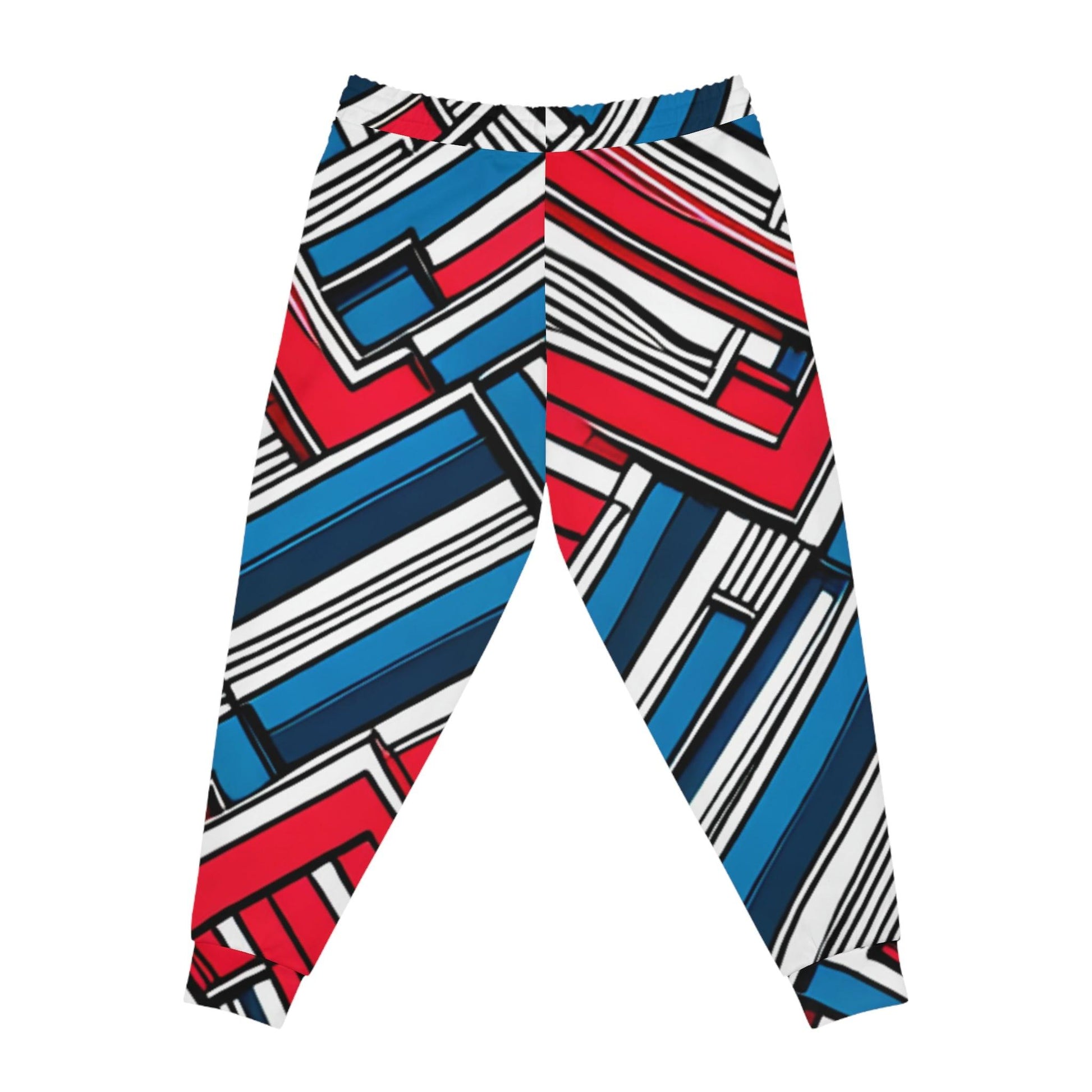 Geometric Patriot Athletic Joggers - Lizard Vigilante