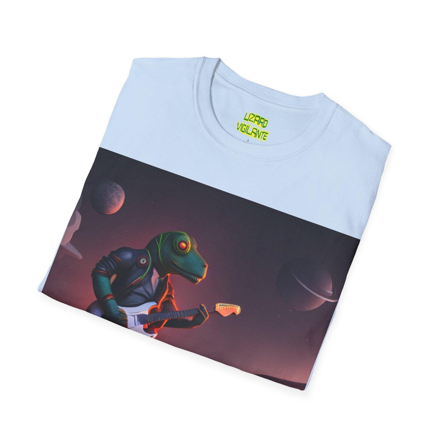 LIZARD VIGILANTE Spaceman Unisex Softstyle T-Shirt - Lizard Vigilante