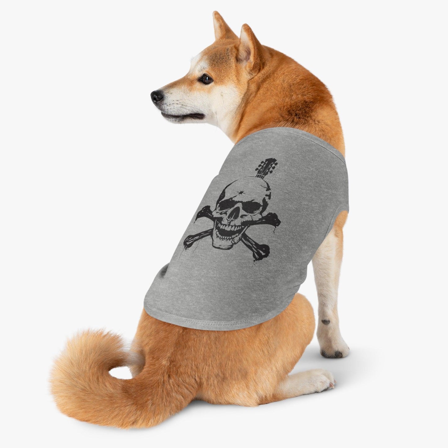 Guitar Skull Pet Tank Top - Premium Pets from Printify - Just $41.69! Shop now at Lizard Vigilante