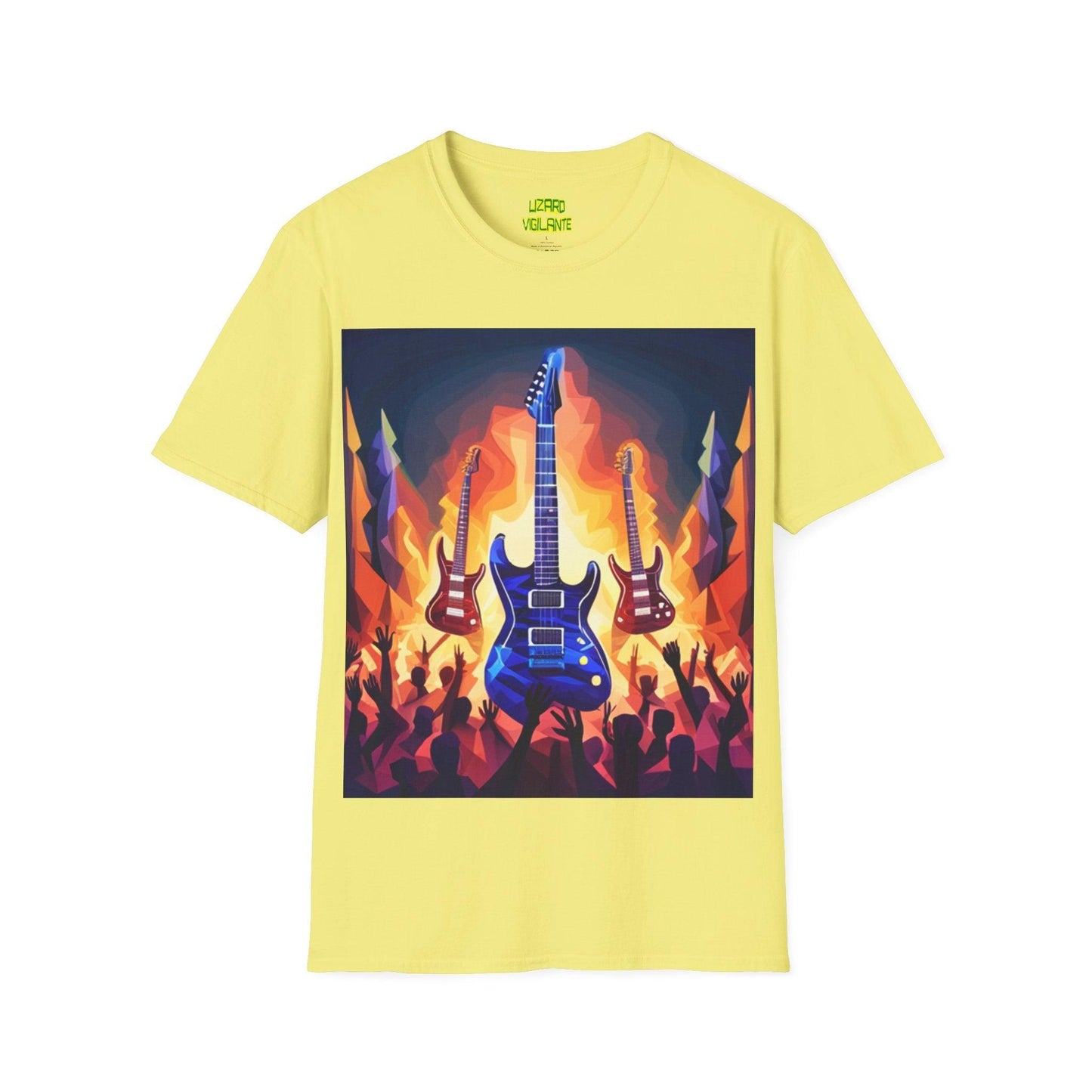 Concert Hero Guitars Unisex Softstyle T-Shirt - Lizard Vigilante