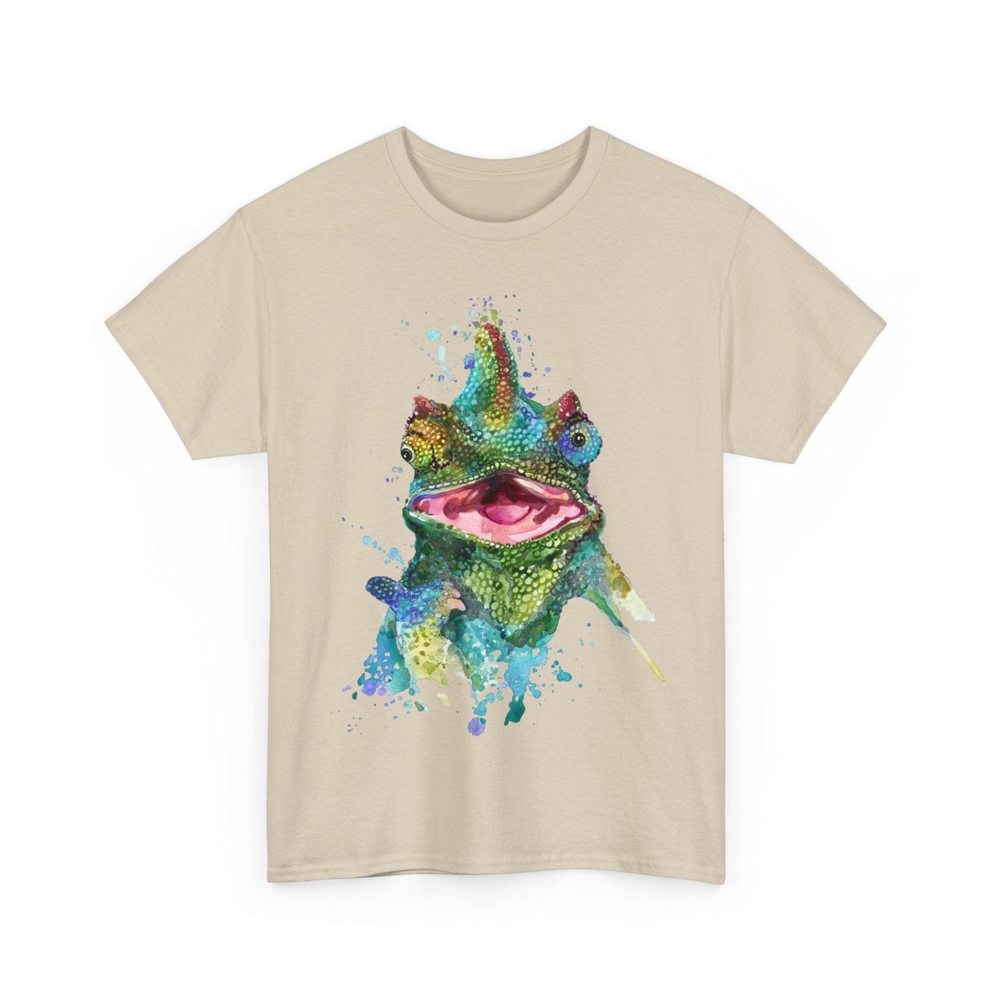 Wild Lizard Graphic Unisex Heavy Cotton Tee - Premium T-Shirt from Printify - Just $15.13! Shop now at Lizard Vigilante