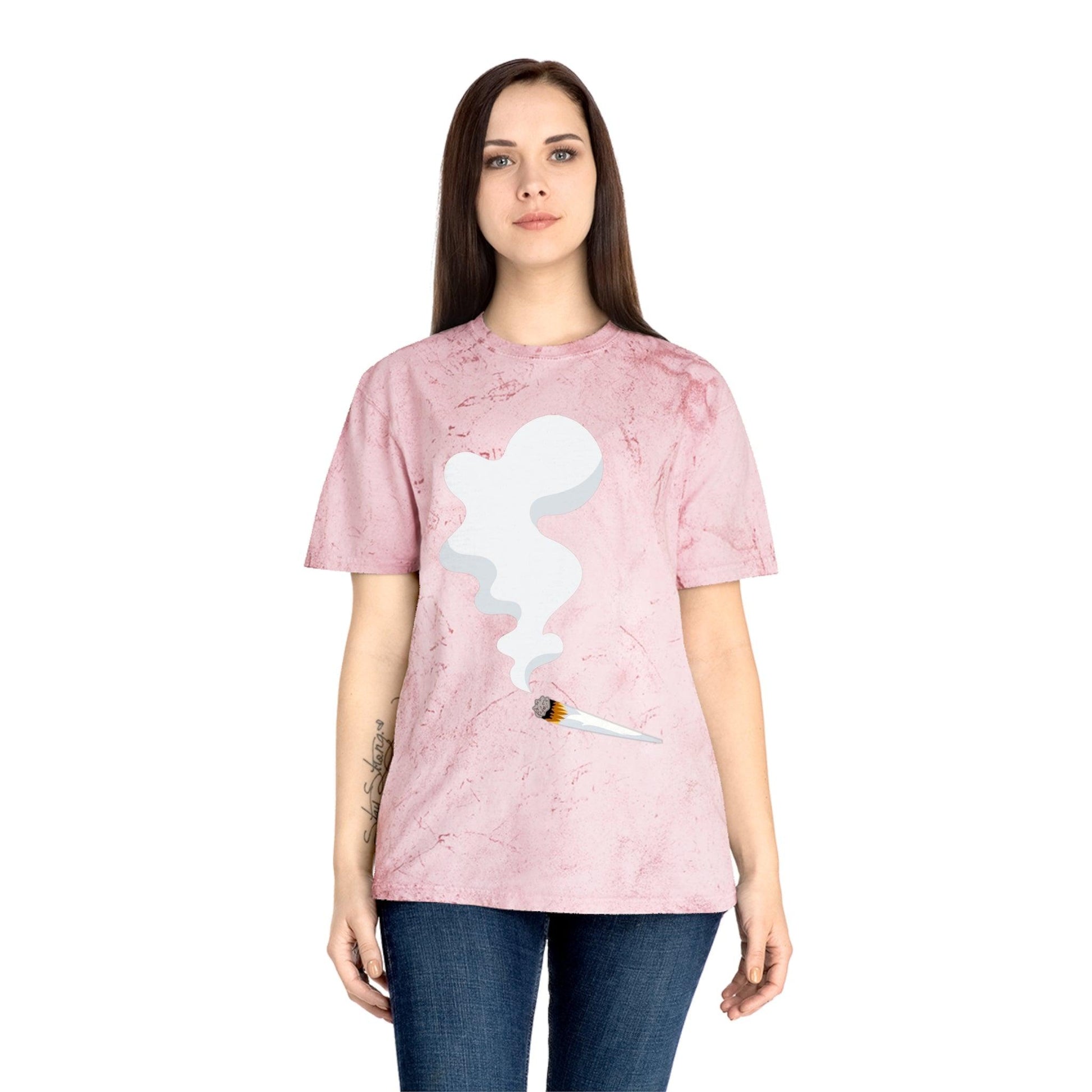 Half Toked Unisex Color Blast T-Shirt - Lizard Vigilante