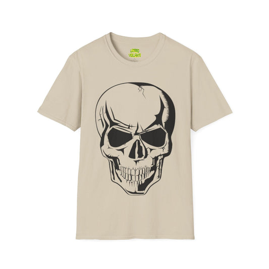 Angry Skull Unisex Softstyle T-Shirt - Lizard Vigilante