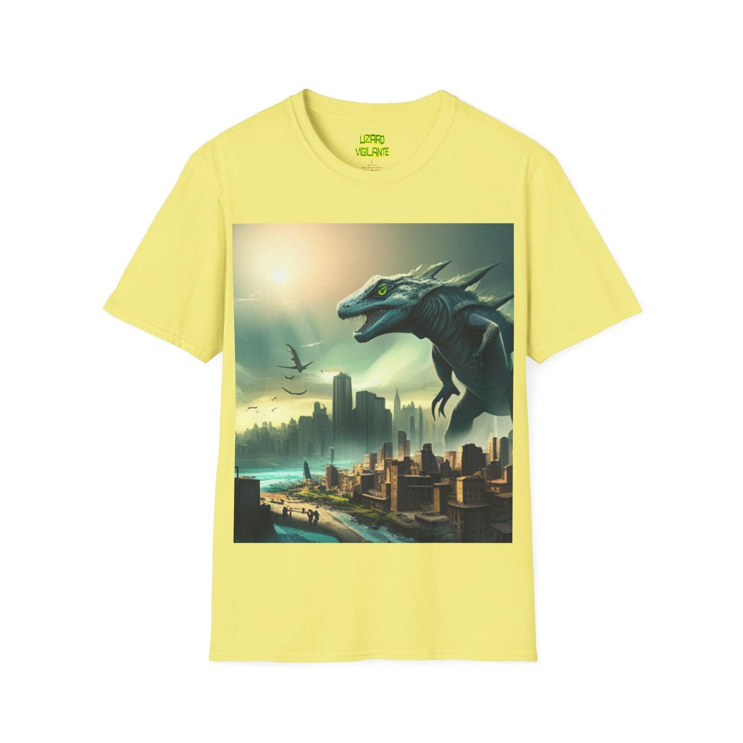 City Lizard Unisex Softstyle T-Shirt - Lizard Vigilante