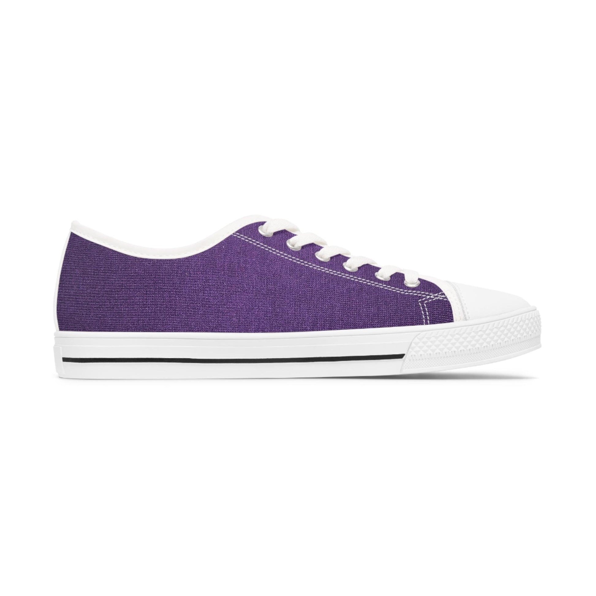 Fauz Purple Silk Women's Low Top Sneakers - Lizard Vigilante