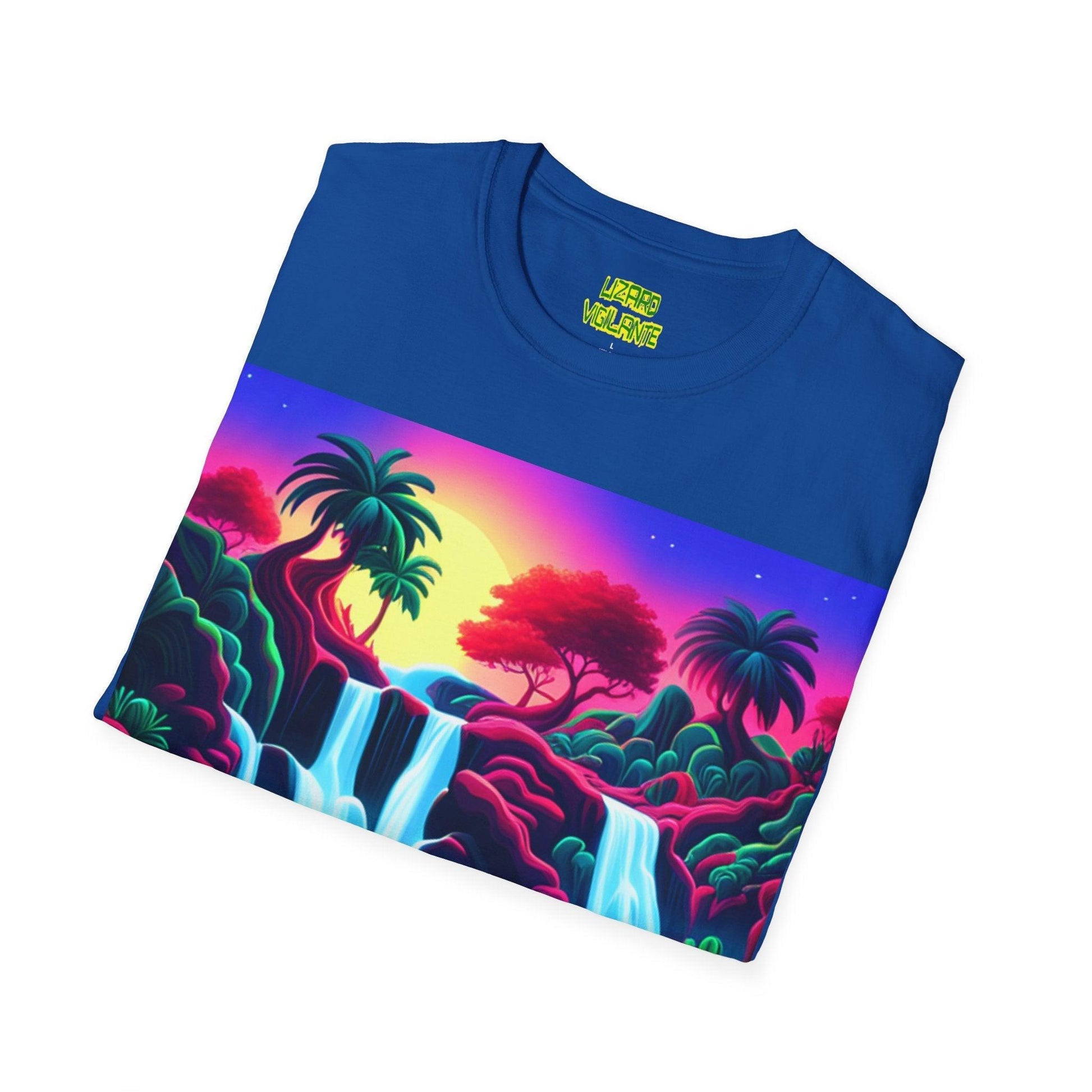 Tropic Topic Unisex Softstyle T-Shirt - Lizard Vigilante