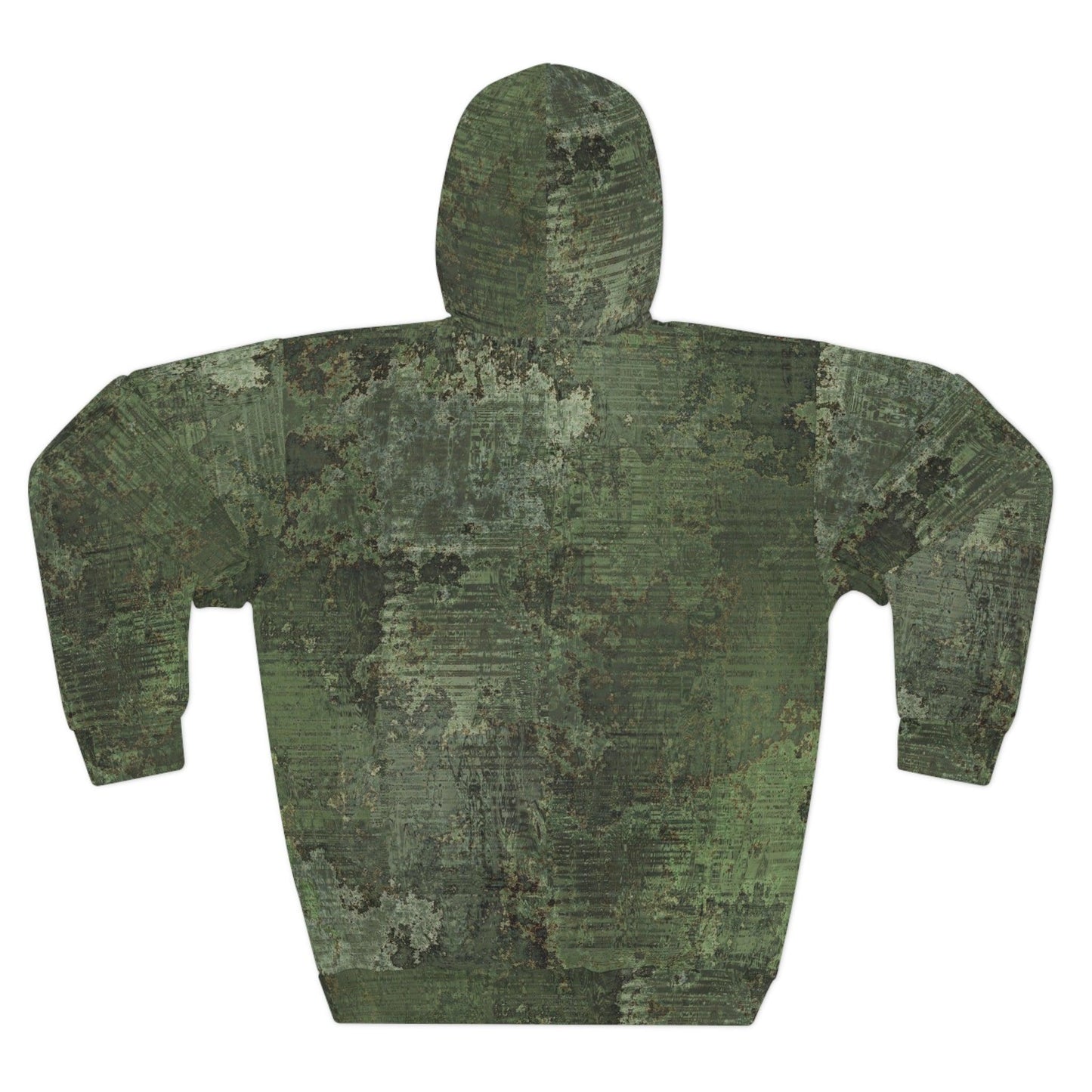 Dirty Green Camo Army Unisex Pullover Hoodie - Lizard Vigilante