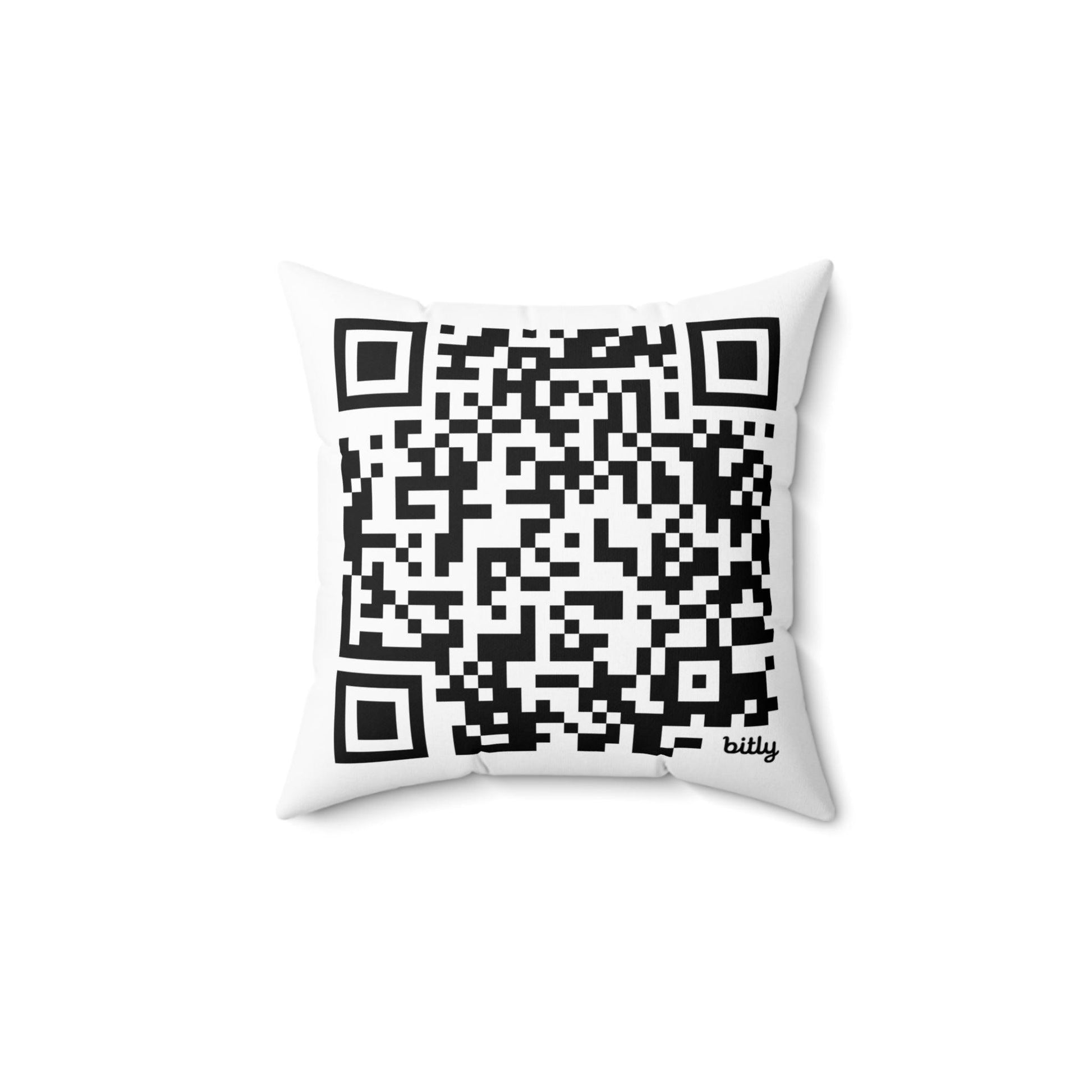 QR Code Faux Suede Square Pillow - Lizard Vigilante Coded - Lizard Vigilante