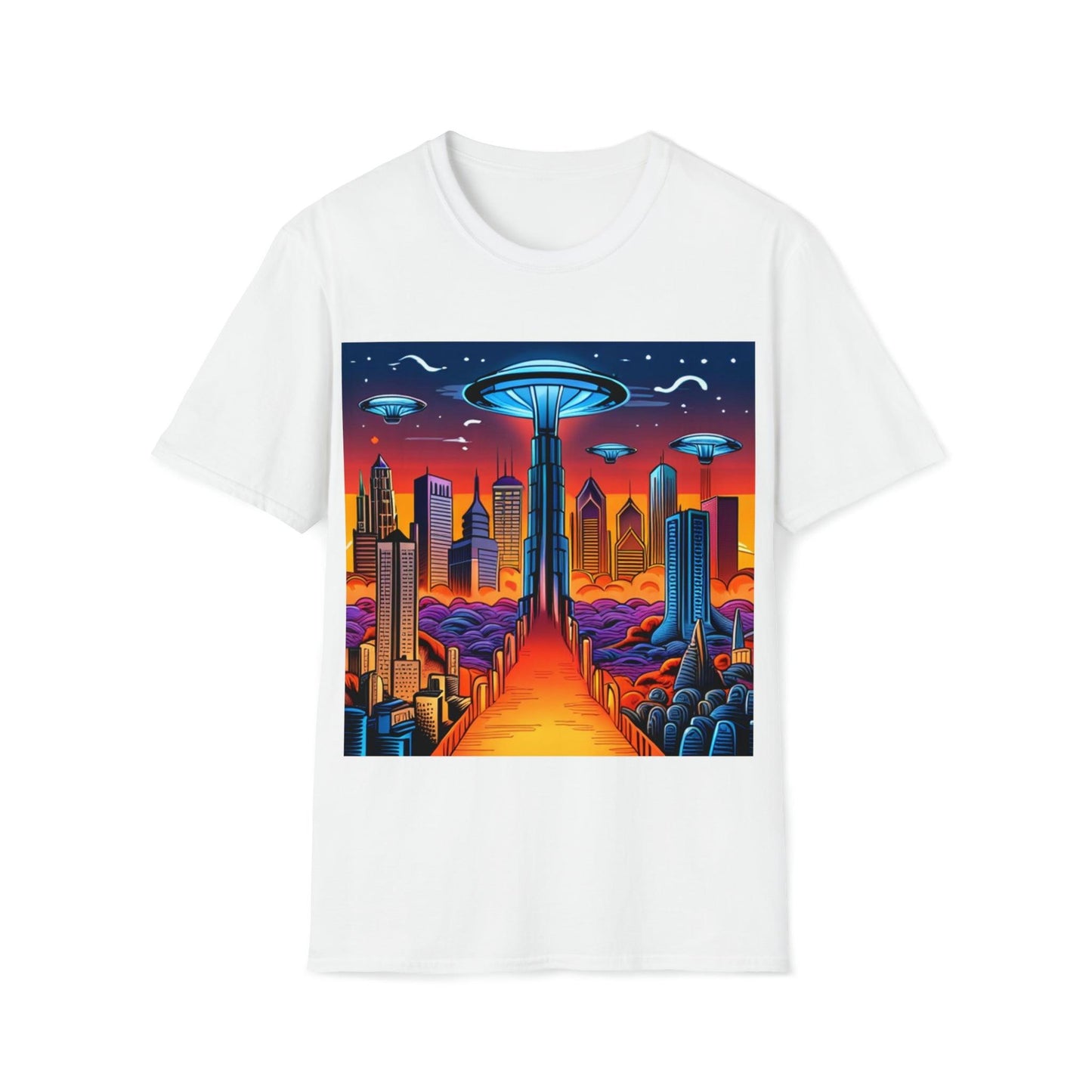 UFOCITY Unisex Softstyle T-Shirt - Lizard Vigilante