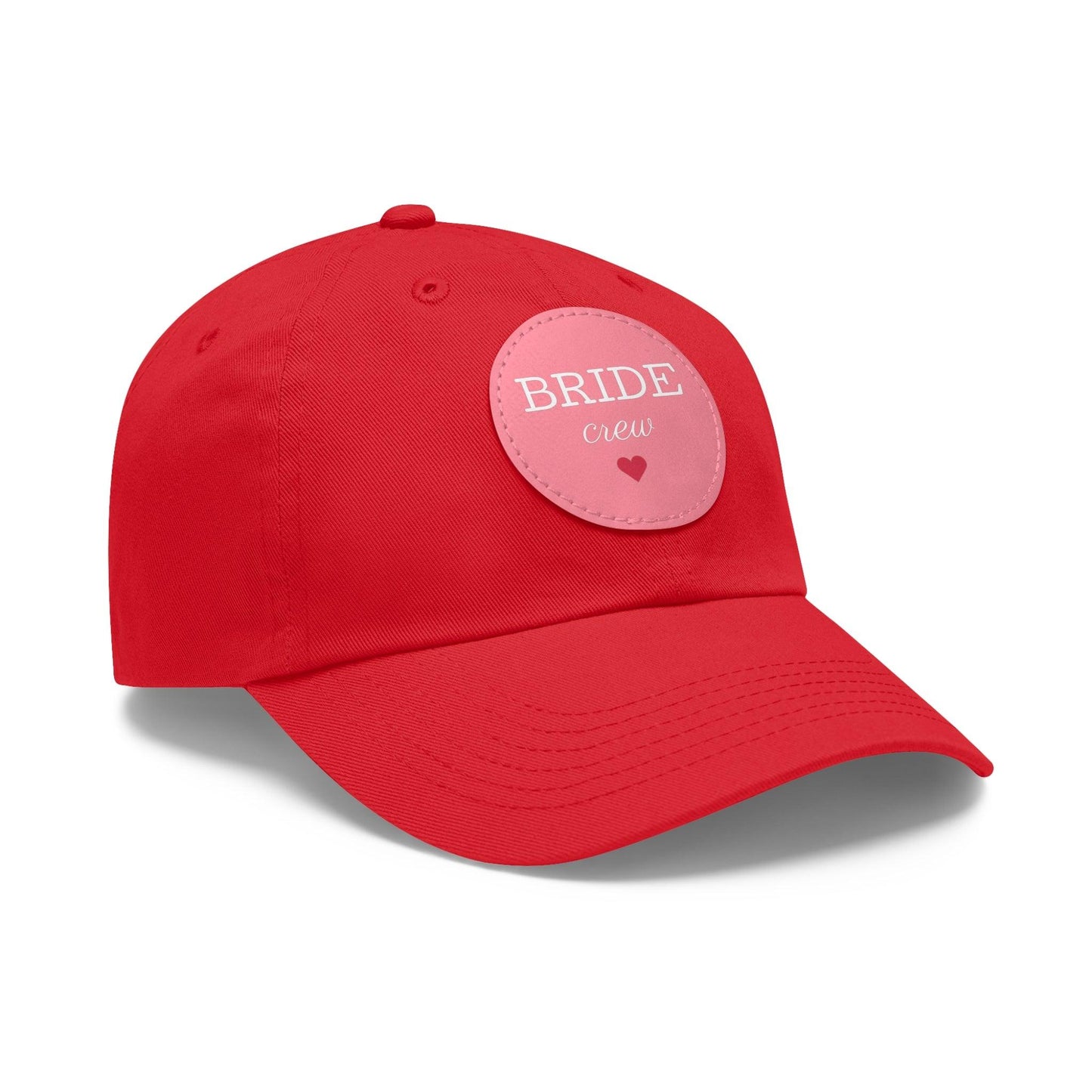 Bride Crew Dad Hat with Leather Patch (Round) - Lizard Vigilante