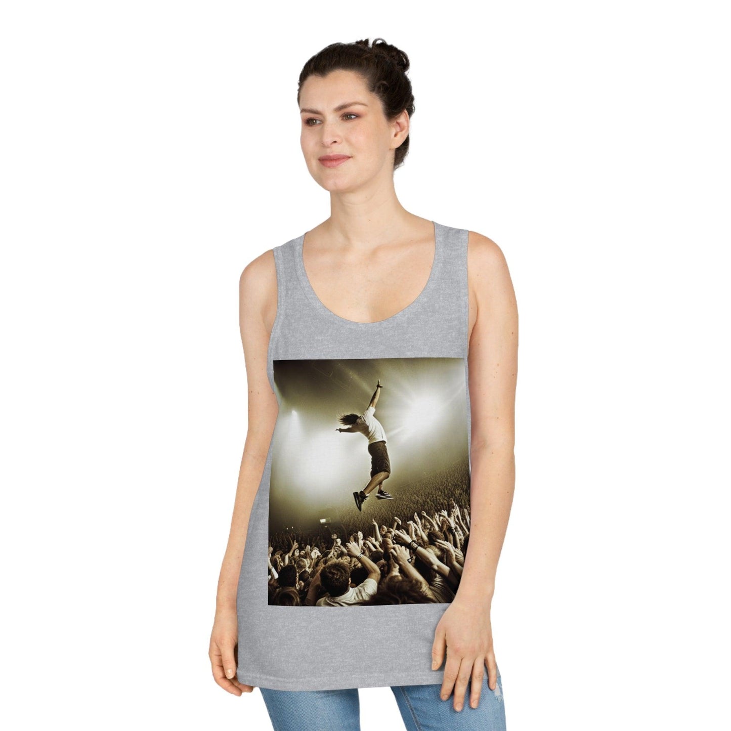 90s Grunge Unisex Softstyle™ Tank Top - Lizard Vigilante