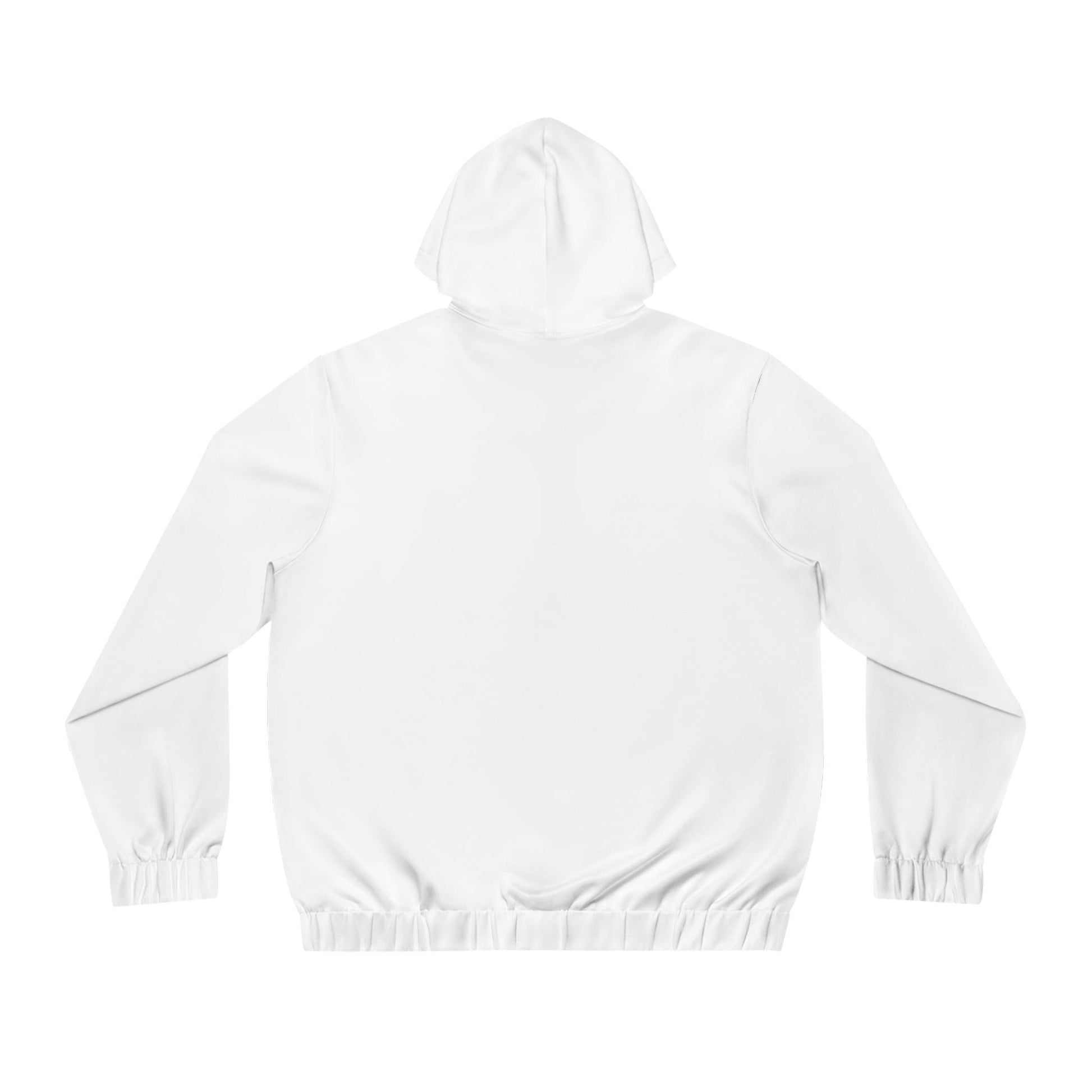 White Men's Full-Zip Hoodie - Lizard Vigilante