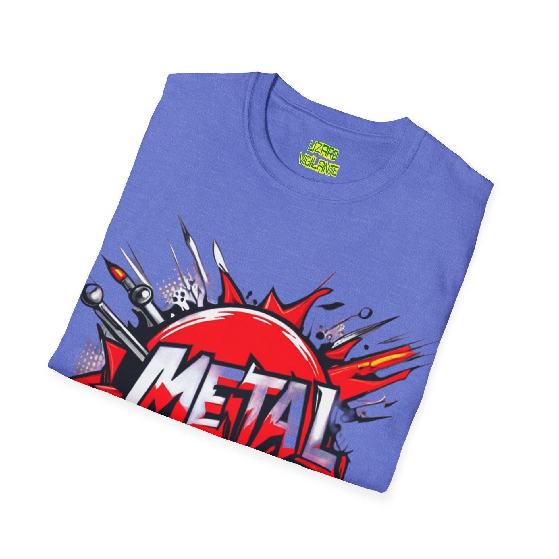 Metal Balls Unisex Softstyle T-Shirt - Lizard Vigilante