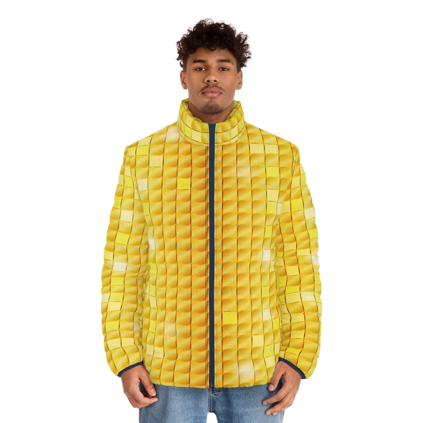 New Gold Price Men's Puffer Jacket - Lizard Vigilante