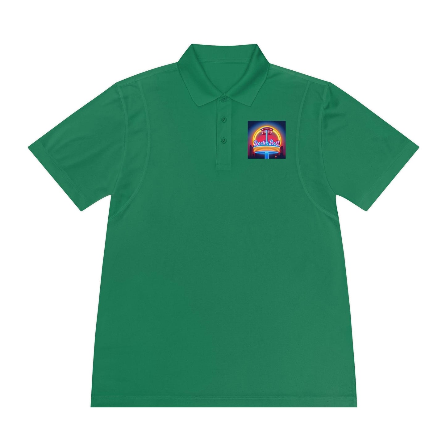 Rock & Roll Diner Men's Sport Polo Shirt - Lizard Vigilante