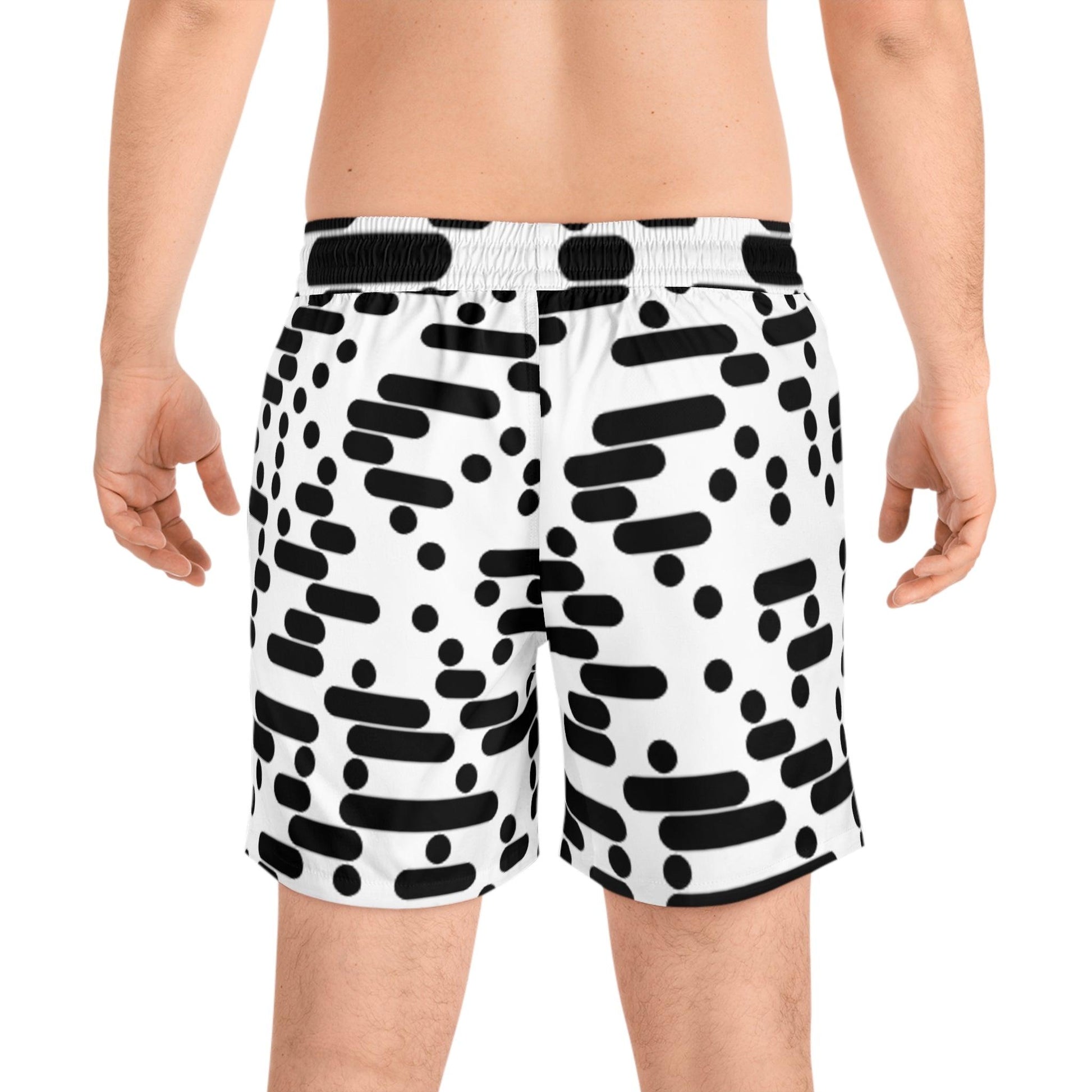 Decoded Men's Mid-Length Swim Shorts - Lizard Vigilante