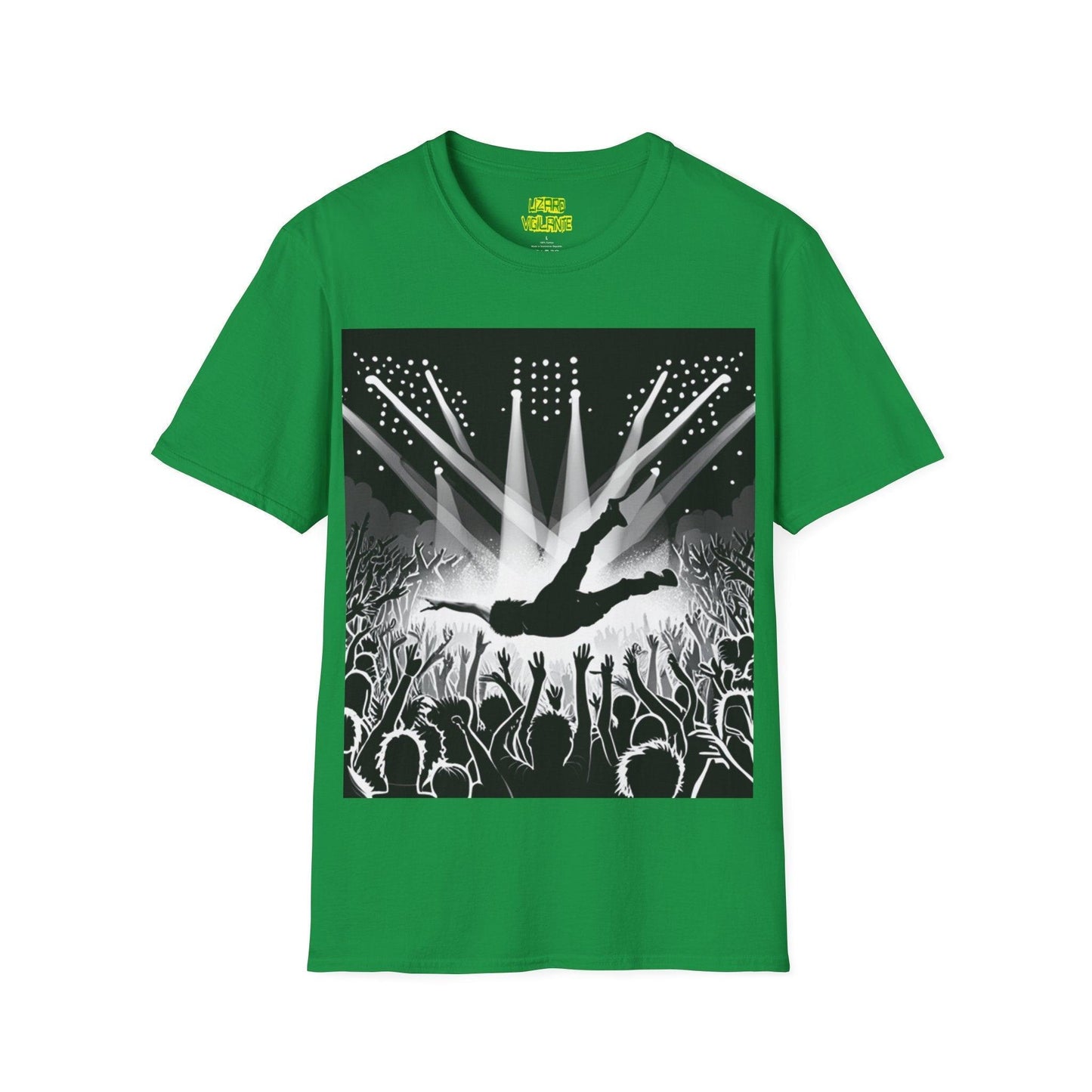 Crowd Surf Unisex Softstyle T-Shirt - Lizard Vigilante