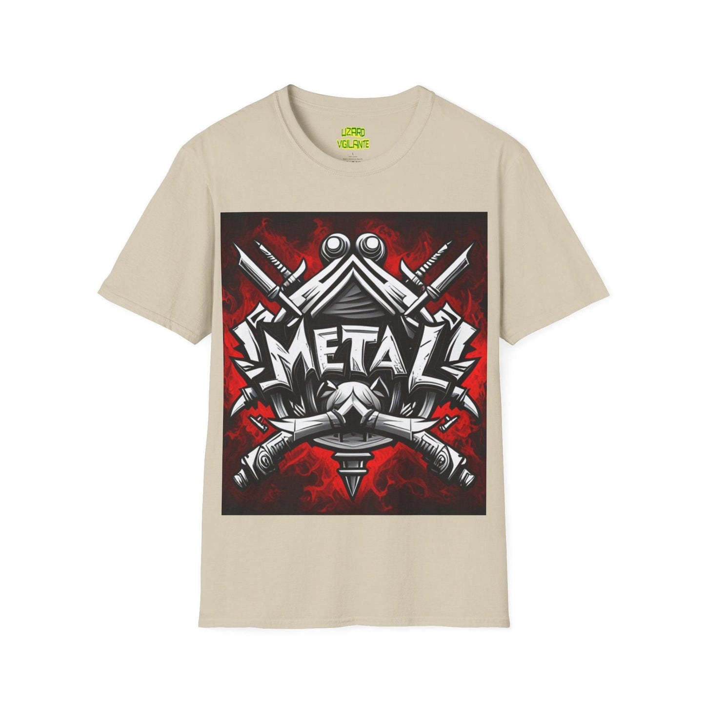 METAL True Unisex Softstyle T-Shirt - Lizard Vigilante