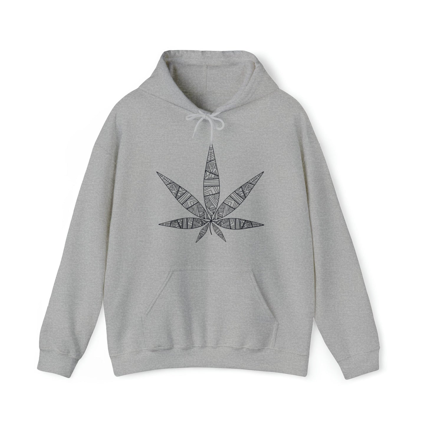 Tribal Weed Leaf Hoodies