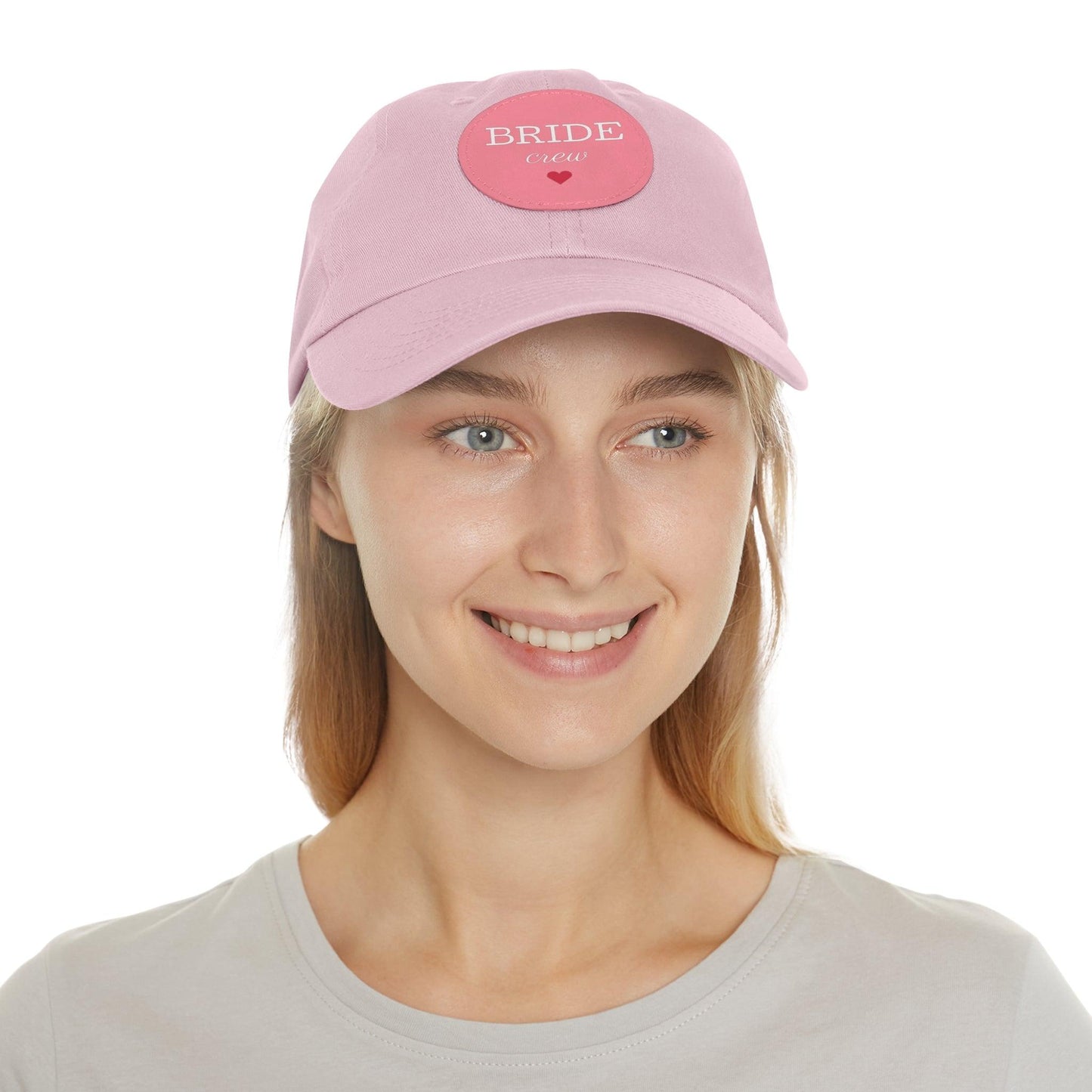 Bride Crew Dad Hat with Leather Patch (Round) - Lizard Vigilante