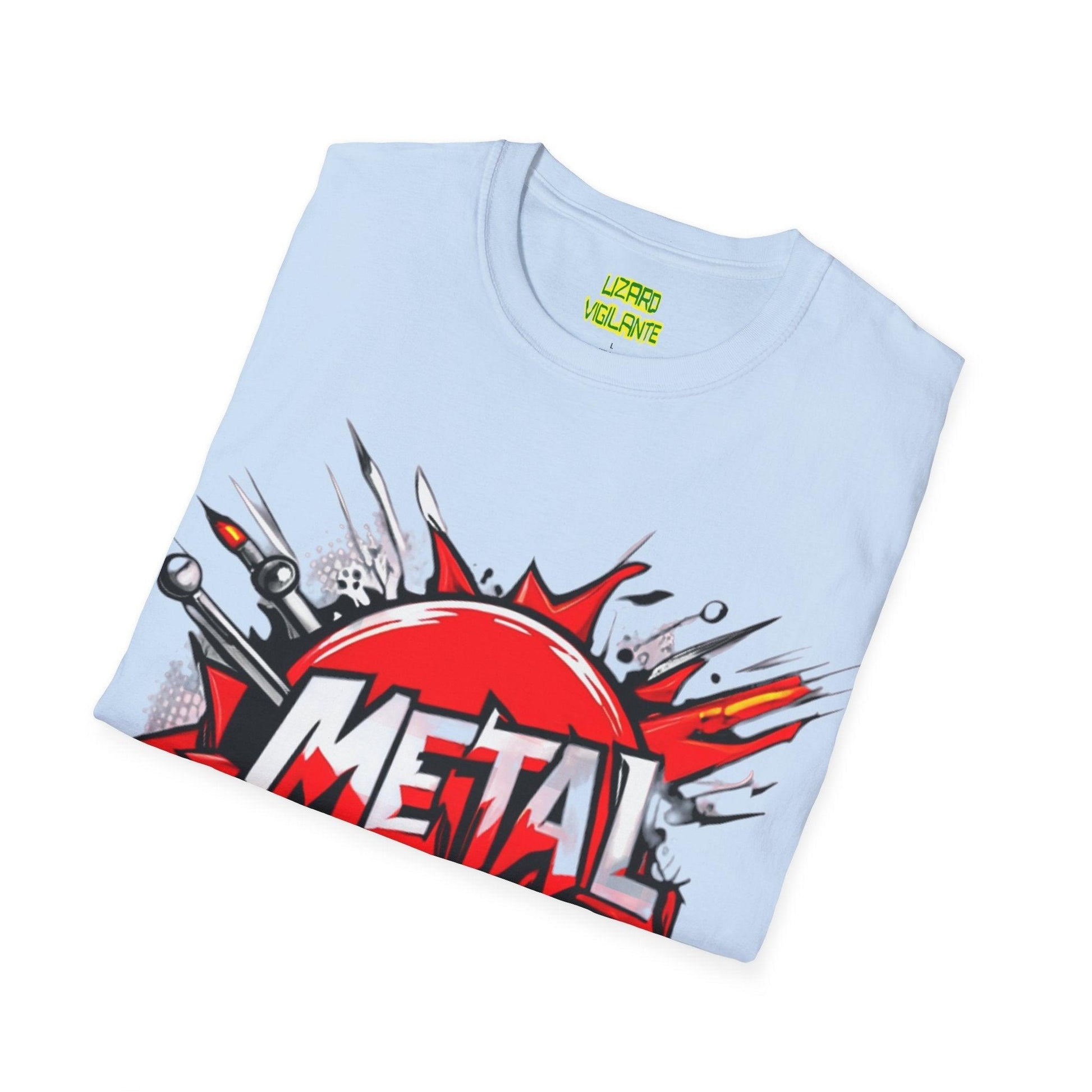 Metal Balls Unisex Softstyle T-Shirt - Lizard Vigilante