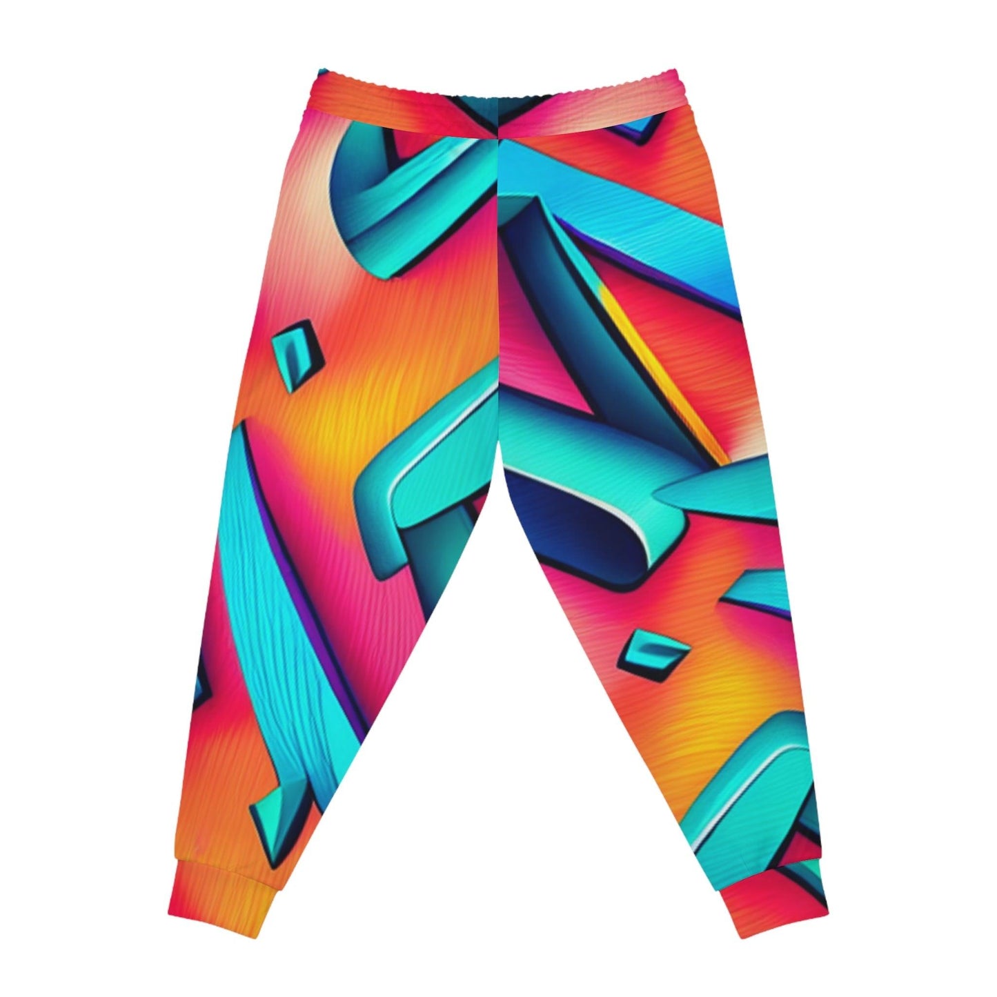 Geom Color Athletic Joggers - Lizard Vigilante