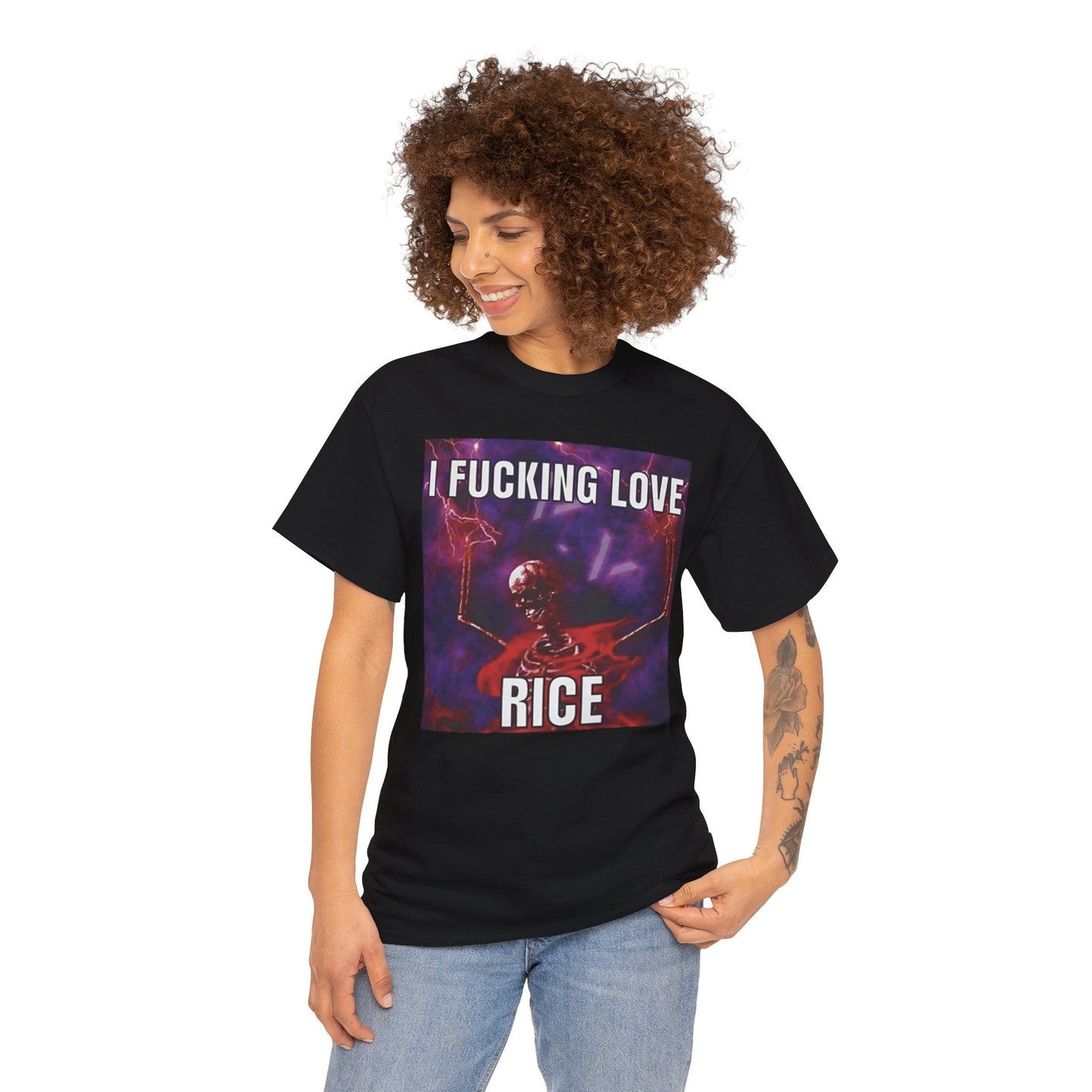 I Fucking Love Rice Meme Shirt – Funny Food Humor T-Shirt