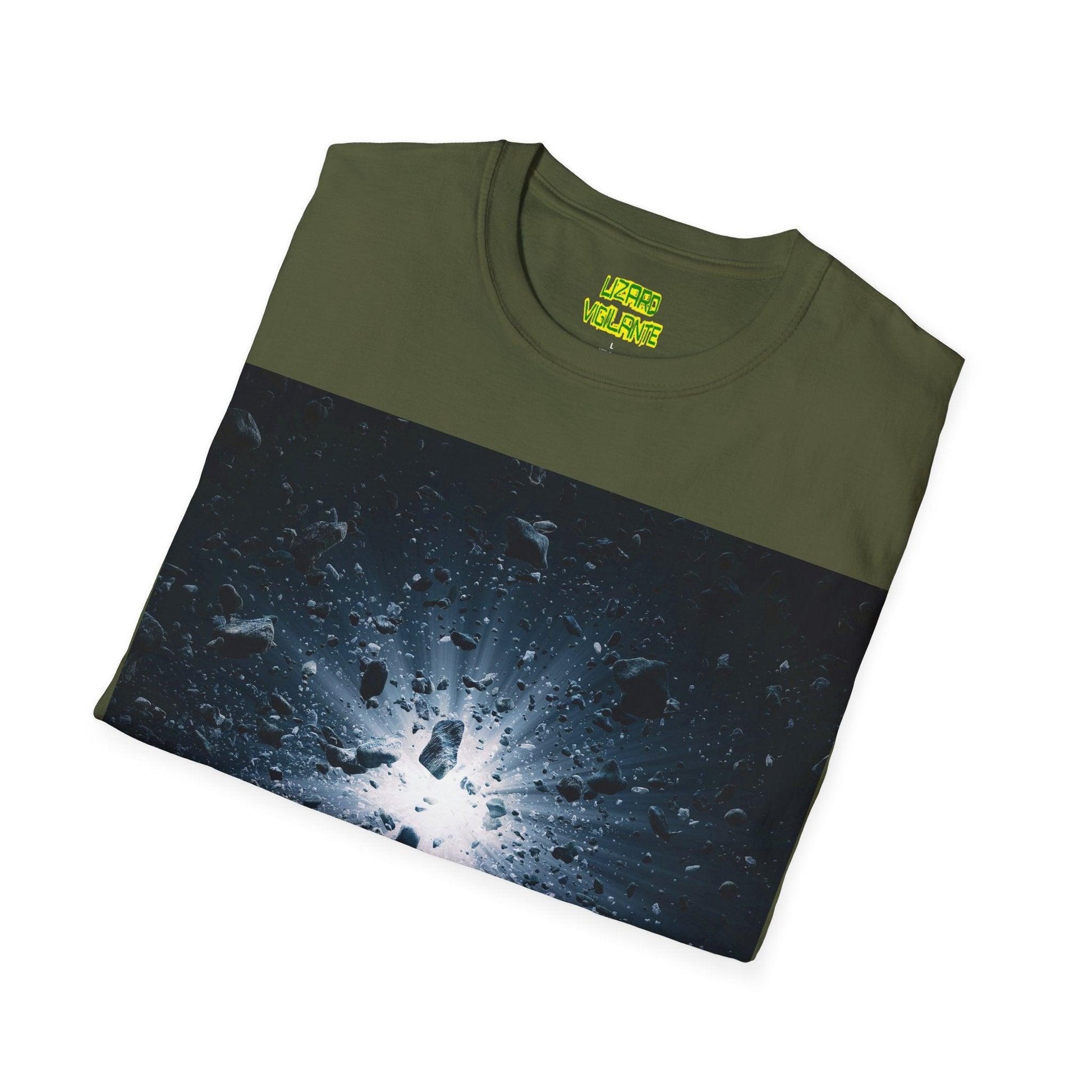 Space Rocks Unisex Softstyle T-Shirt - Lizard Vigilante