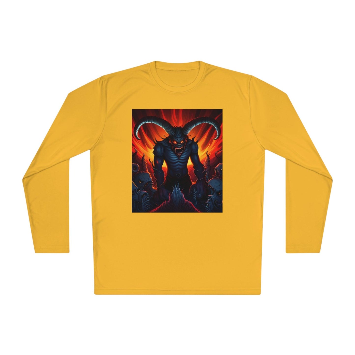 Horny Devil Unisex Lightweight Long Sleeve Tee - Lizard Vigilante