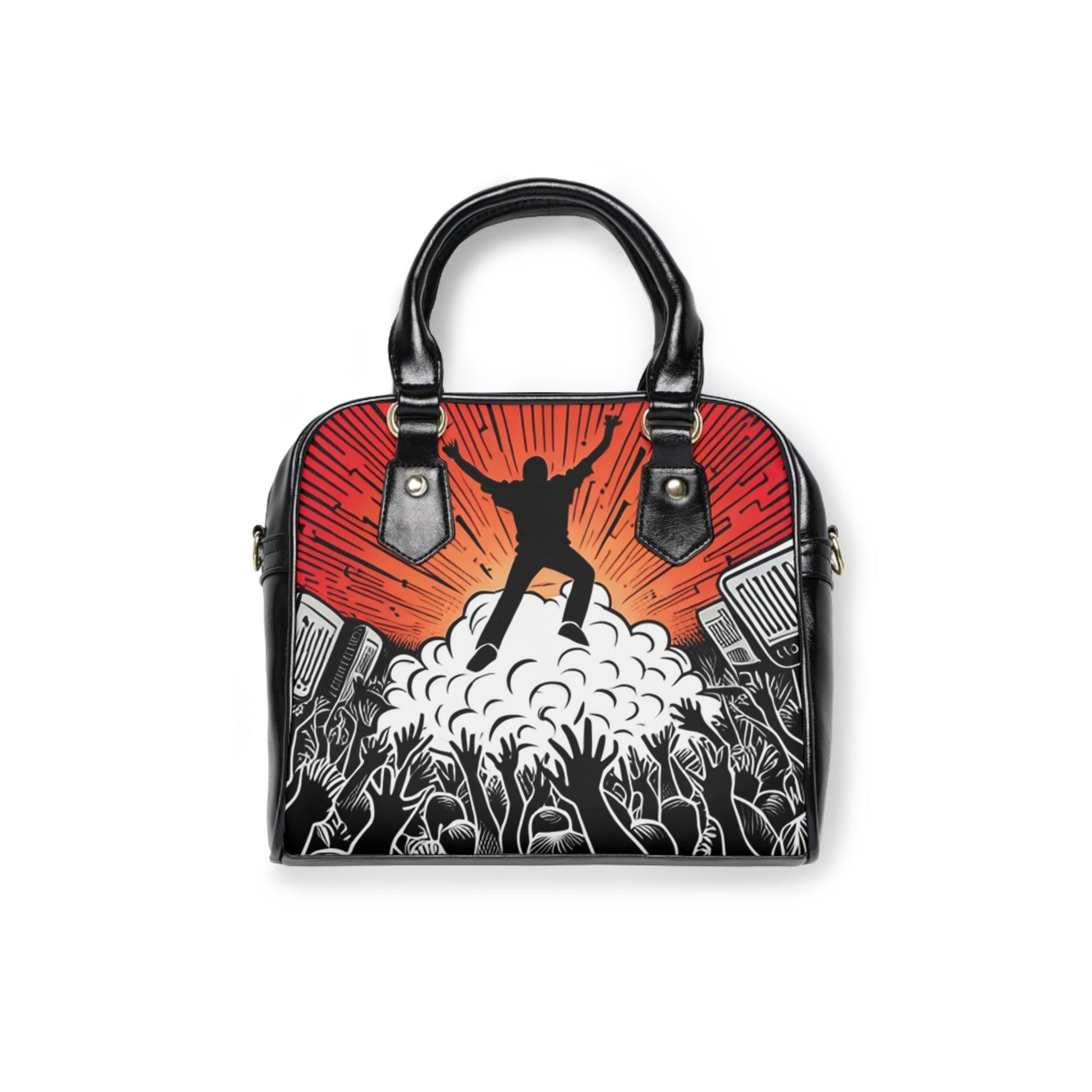 Metal Concert Shoulder Handbag - Lizard Vigilante