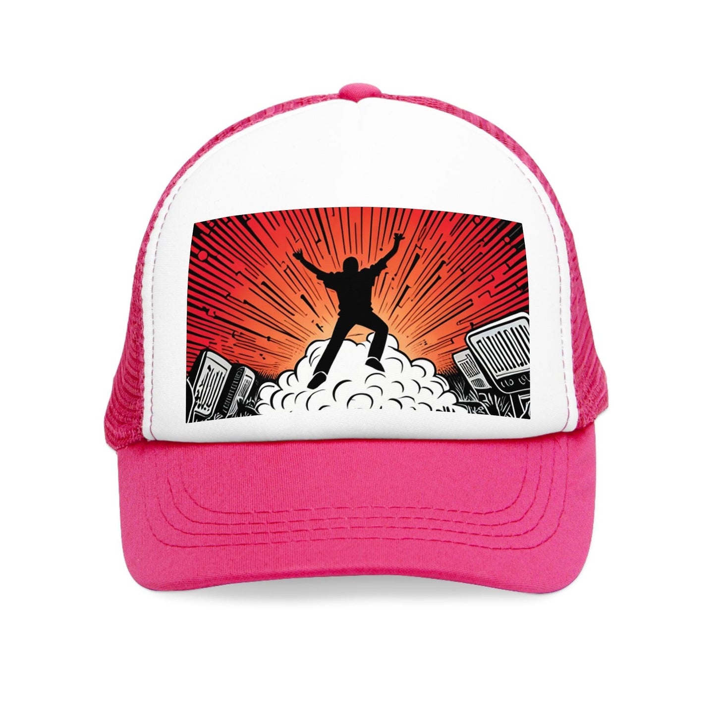 Metal Concert Mesh Cap - Lizard Vigilante