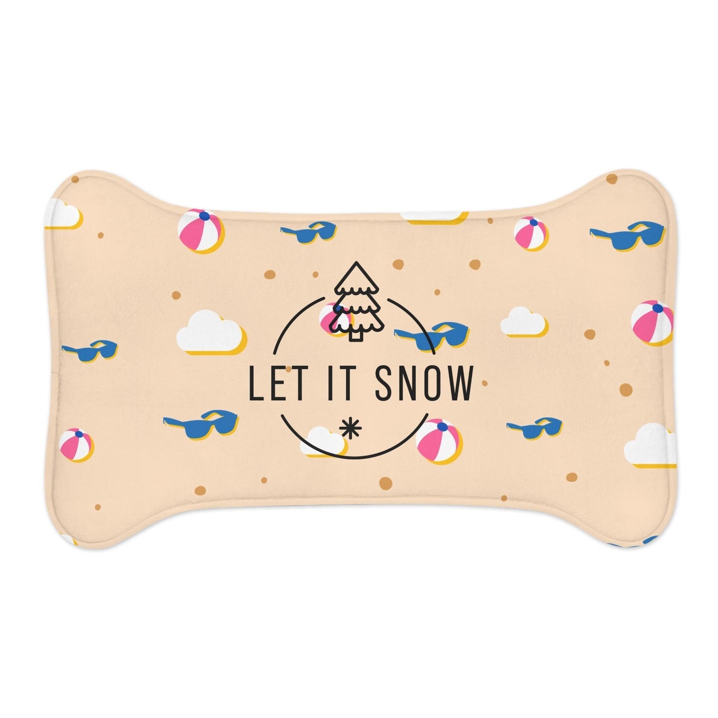 Let It Snow Sand Beach Pet Feeding Mats - Lizard Vigilante