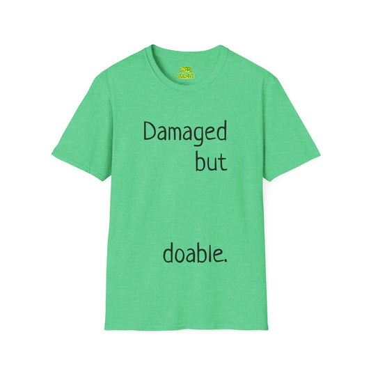 Damaged but doable. Unisex Softstyle T-Shirt - Lizard Vigilante