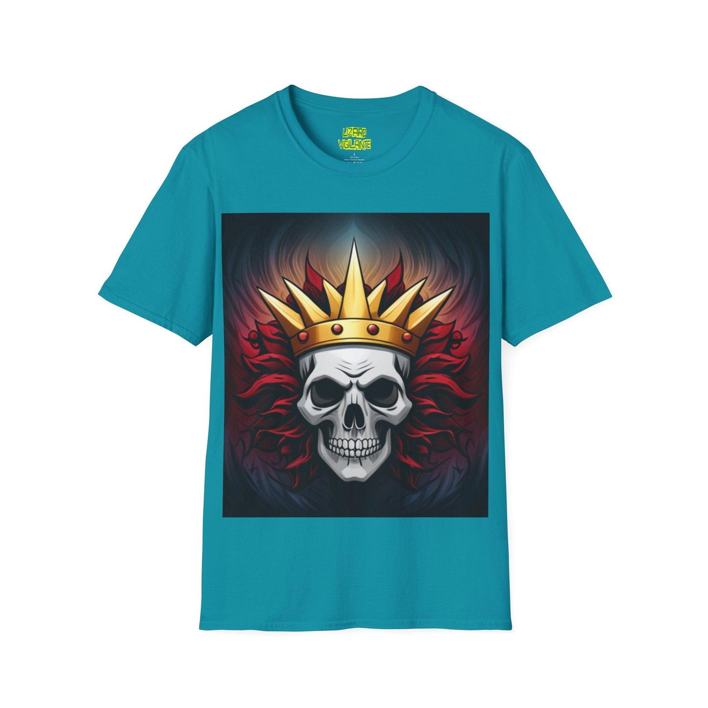 Skeleton King Unisex Softstyle T-Shirt - Lizard Vigilante