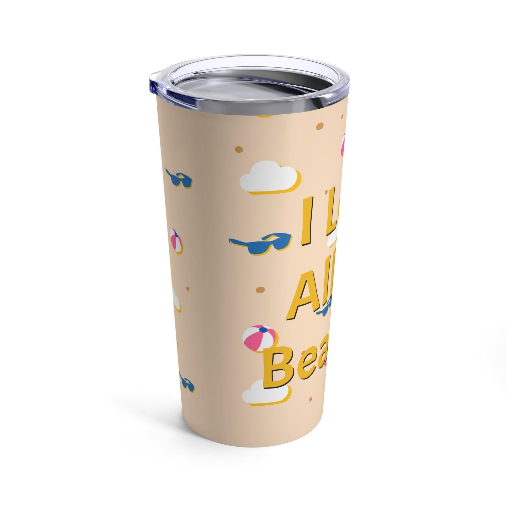 I Love All My Beaches Tumbler 20oz - Lizard Vigilante